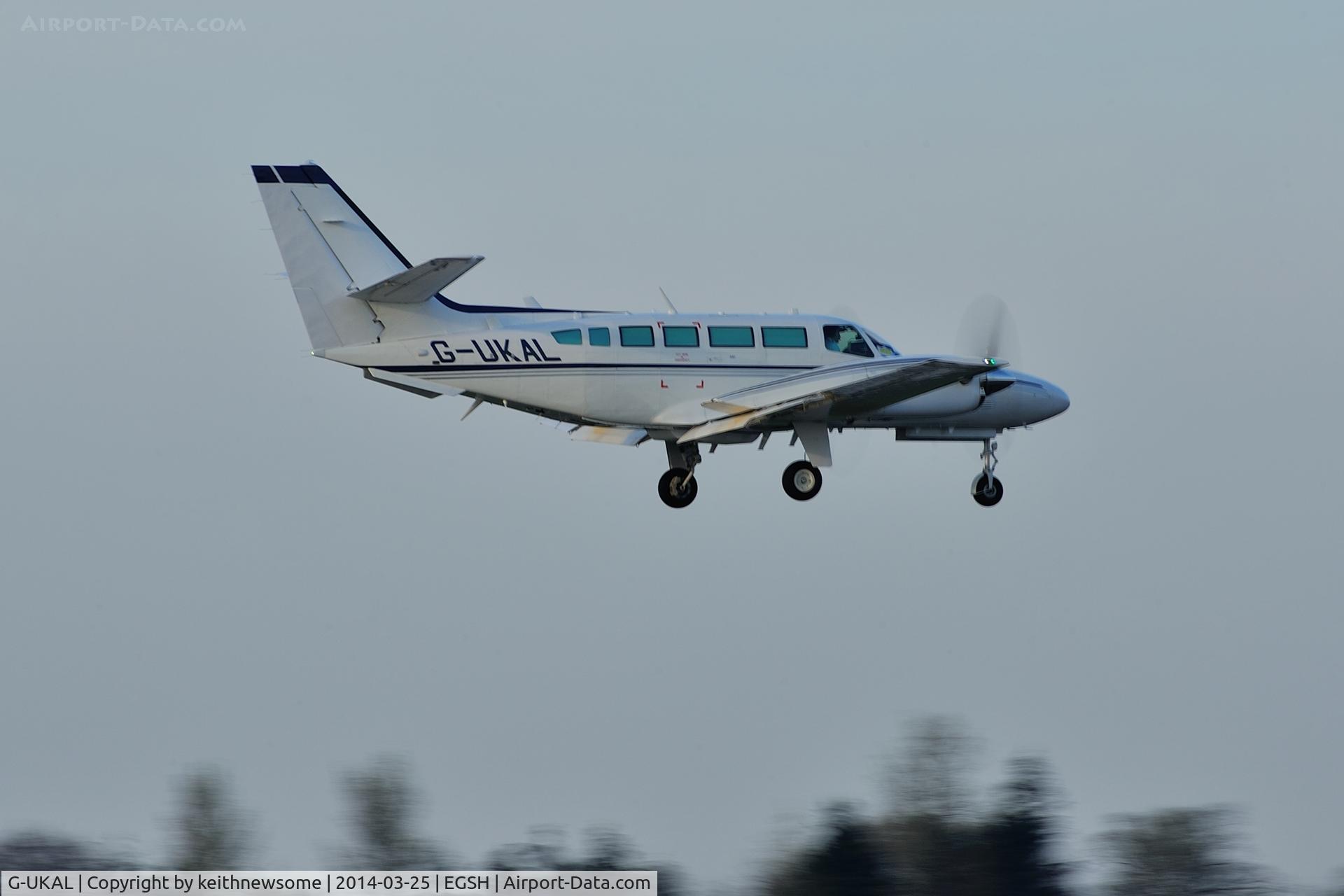 G-UKAL, 2013 Reims Cessna F406 Caravan II C/N F406-0098, Another evening visit !