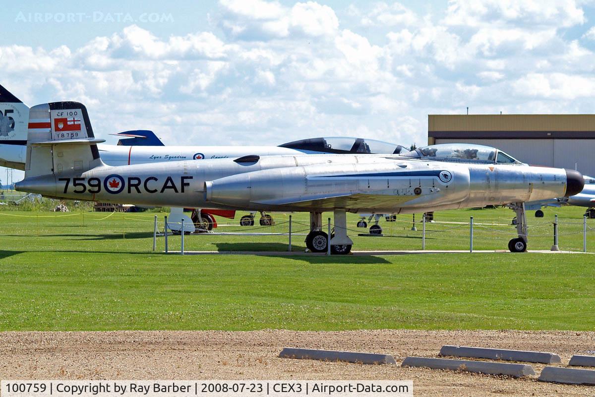 100759, Avro Canada CF-100 Mk.5 Canuck C/N 659, Avro Canada CF-100 Canuck 5 [659] (Royal Canadian Air Force) Wetaskiwin Regional Airport~C 23/07/2008