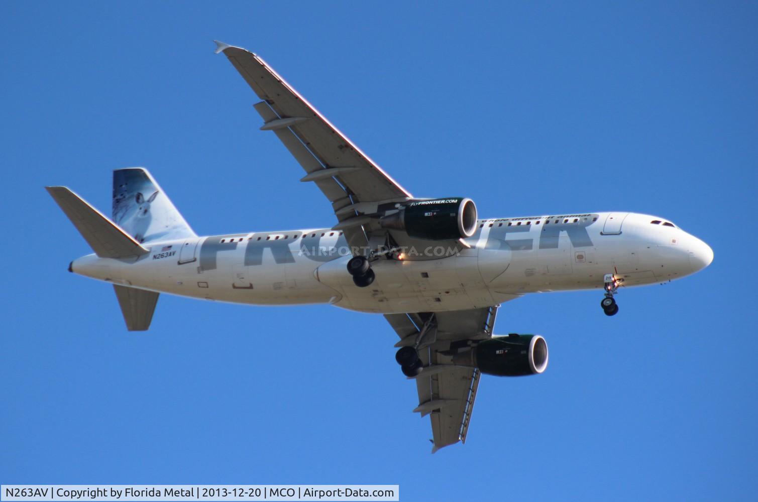 N263AV, 2002 Airbus A320-214 C/N 1860, Ex Avianca now Frontier with 