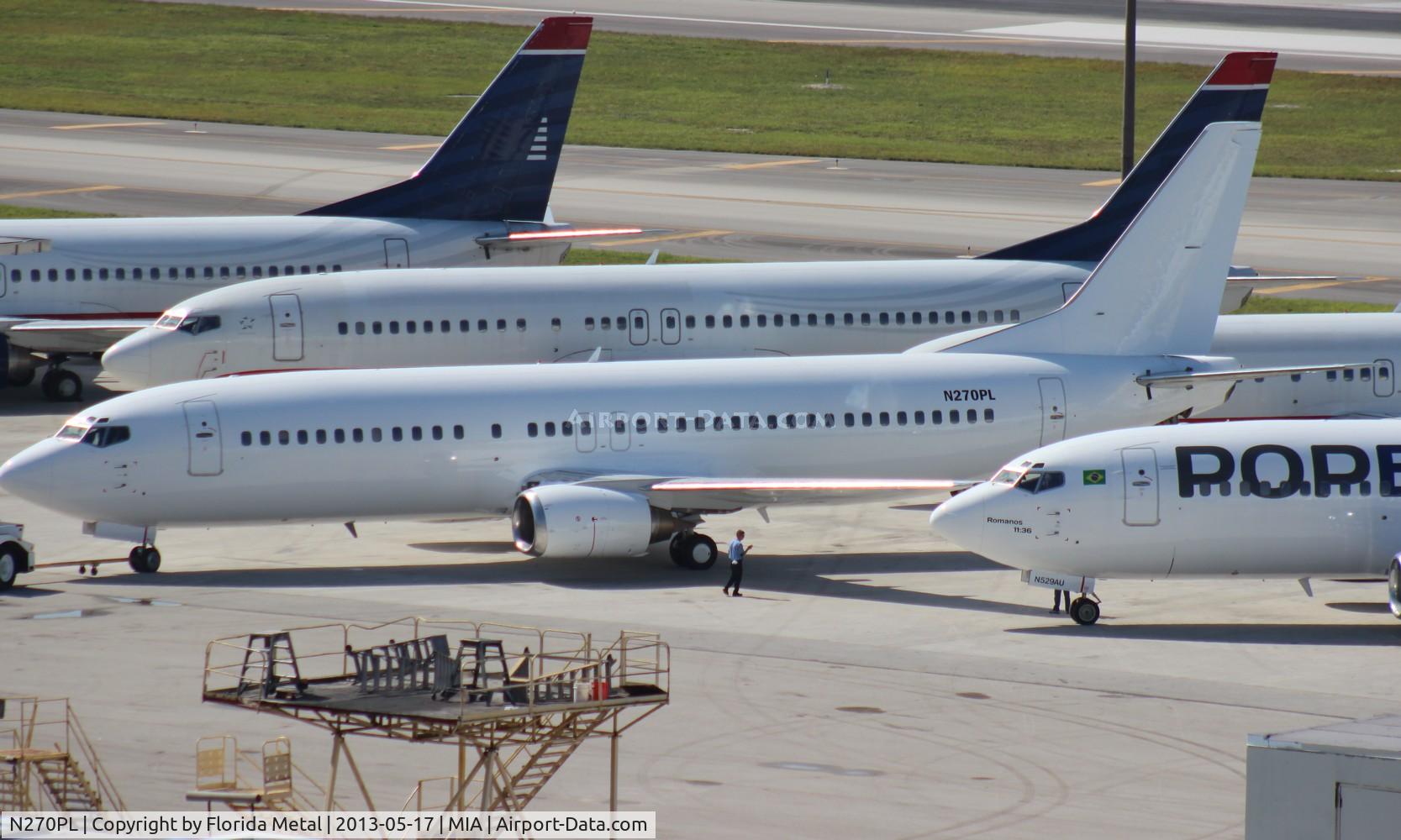 N270PL, 1992 Boeing 737-430 C/N 27007, All white 737-400, no titles going to City Airways Thailand, now with HS-GTC registration