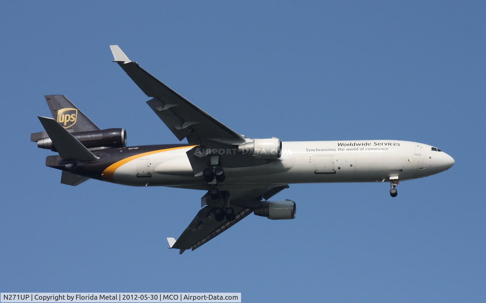 N271UP, 1993 McDonnell Douglas MD-11F C/N 48572, UPS MD-11F