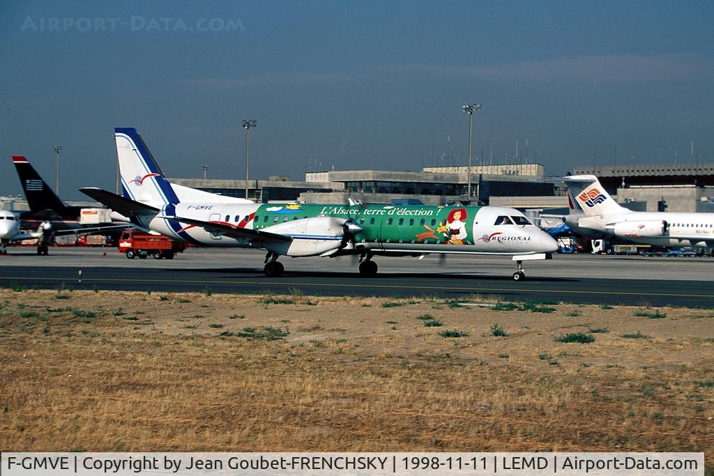 F-GMVE, 1996 Saab 2000 C/N 2000-040, 