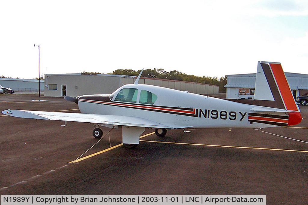 N1989Y, 1964 Mooney M20C Ranger C/N 2725, N1989Y Mooney M20C LNC 1.11.03