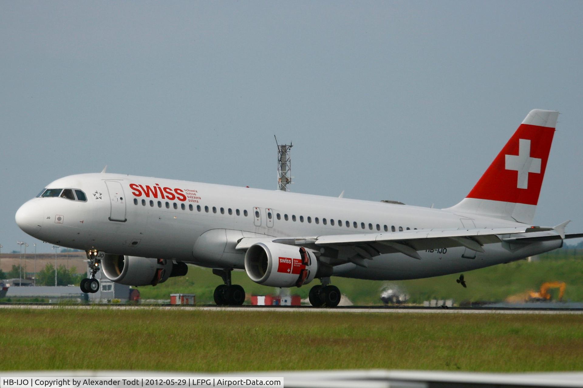 HB-IJO, 1997 Airbus A320-214 C/N 673, Airbus A320-214, Landing Rwy 26L, Roissy Charles De Gaulle Airport (LFPG-CDG)