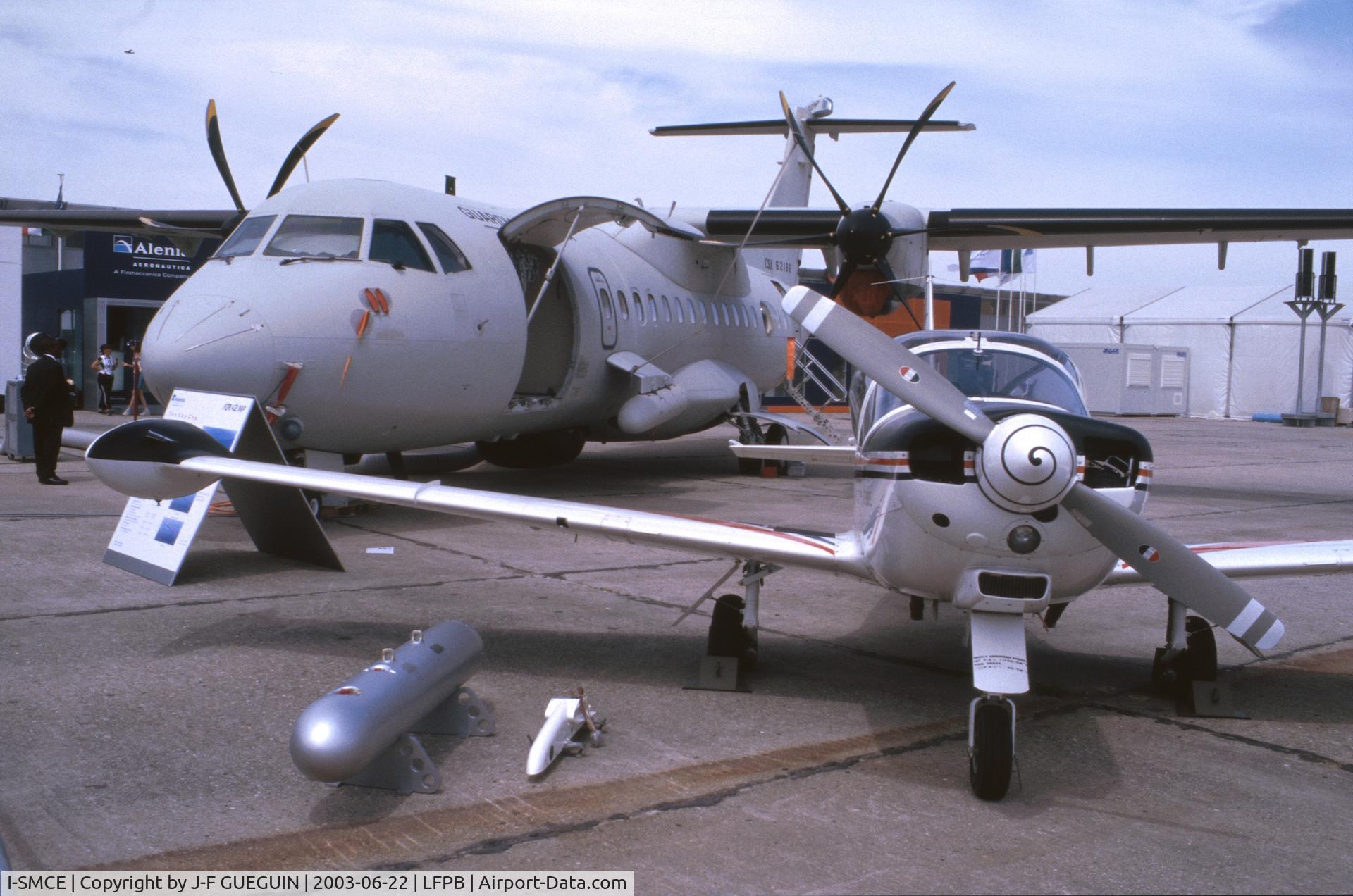 I-SMCE, 1991 SIAI-Marchetti SF-260 C/N 784, I-SMCE (SF-260E, c/n 784) on display at 2003 Paris-Le Bourget airshow, presented by Aermacchi.