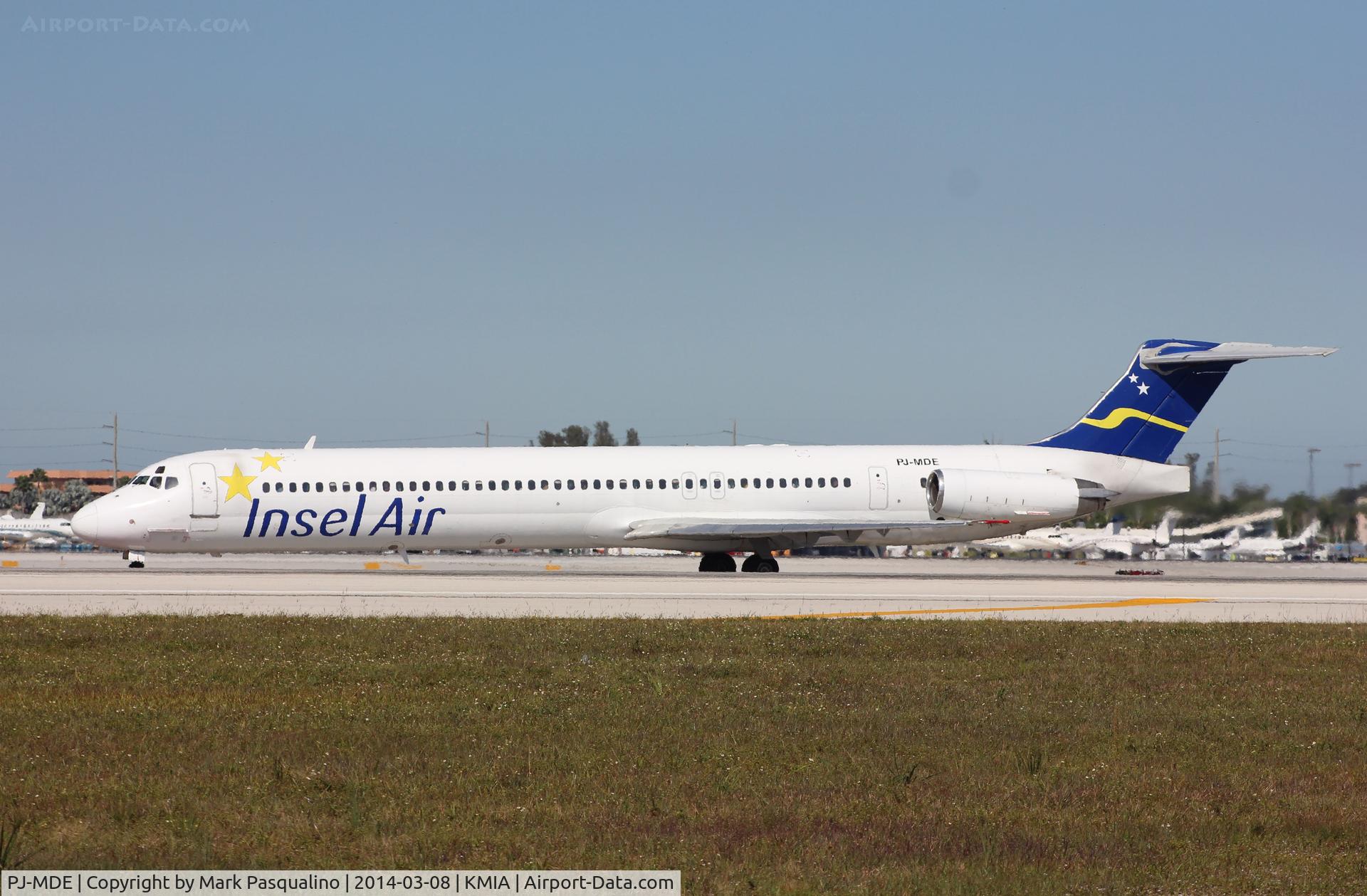 PJ-MDE, 1990 McDonnell Douglas MD-82 (DC-9-82) C/N 49971, MD-82