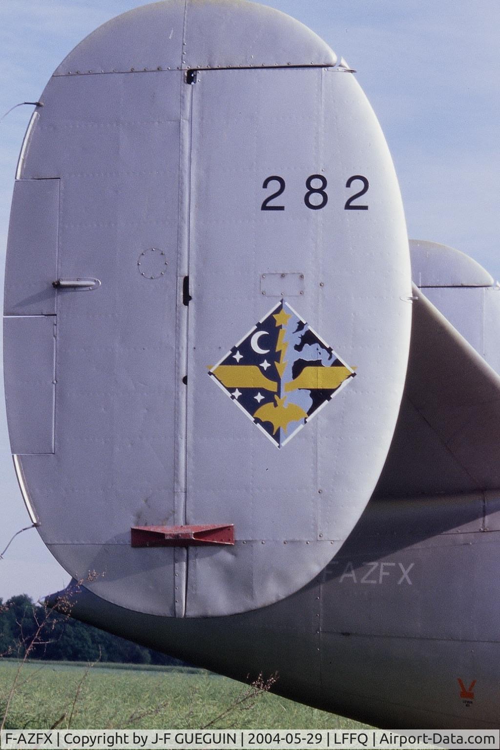 F-AZFX, Dassault MD-311 Flamant C/N 282, Detail of F-AZFX at La Ferté-Alais, 2004 airshow.