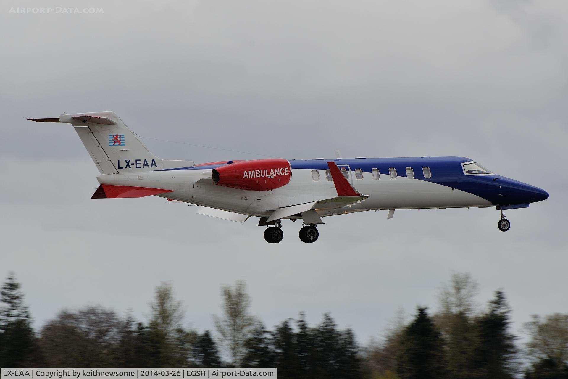 LX-EAA, 2006 Learjet 45 C/N 321, Medevac flight !