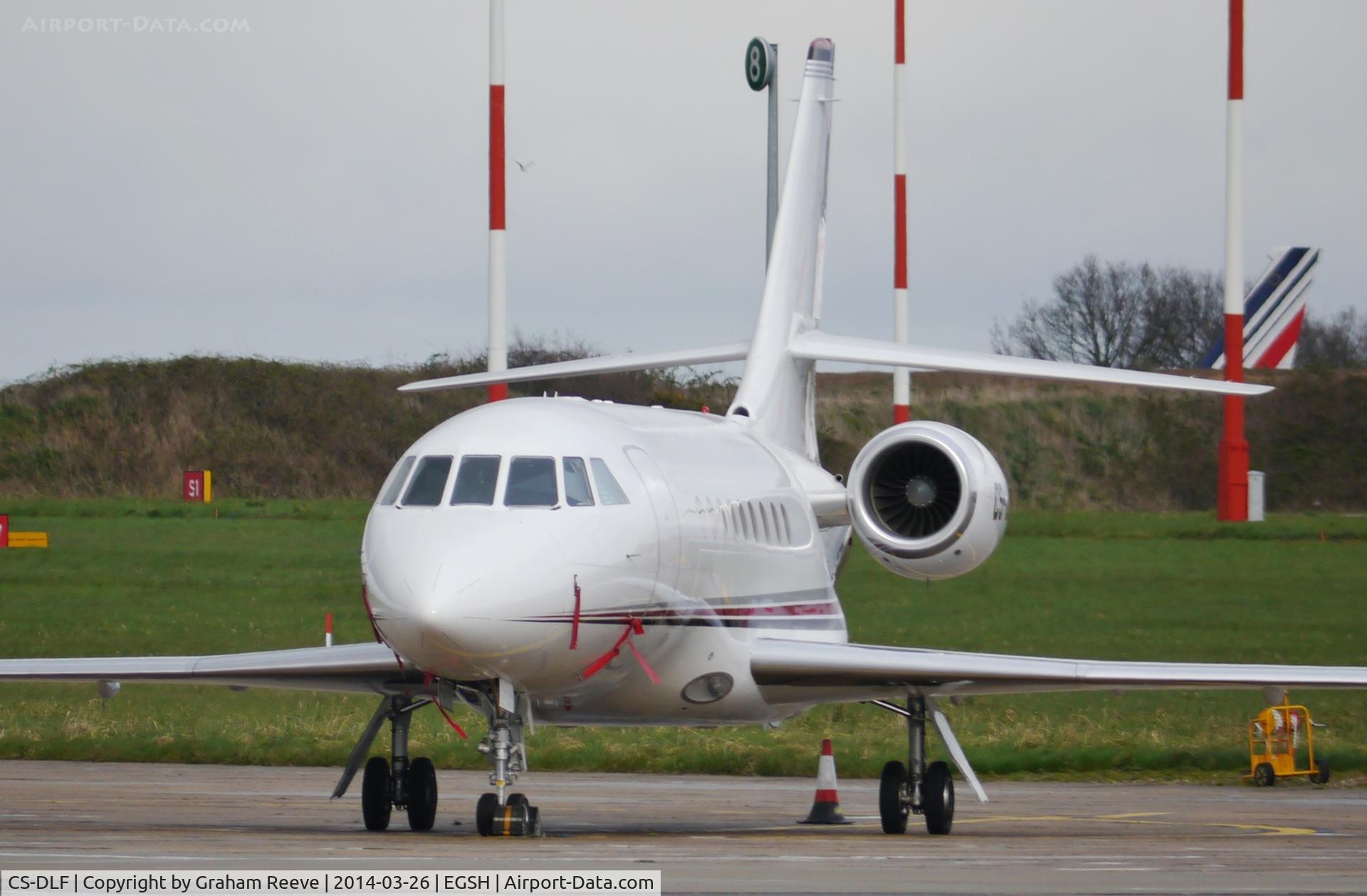 CS-DLF, 2007 Dassault Falcon 2000EX C/N 134, Parked at Norwich.