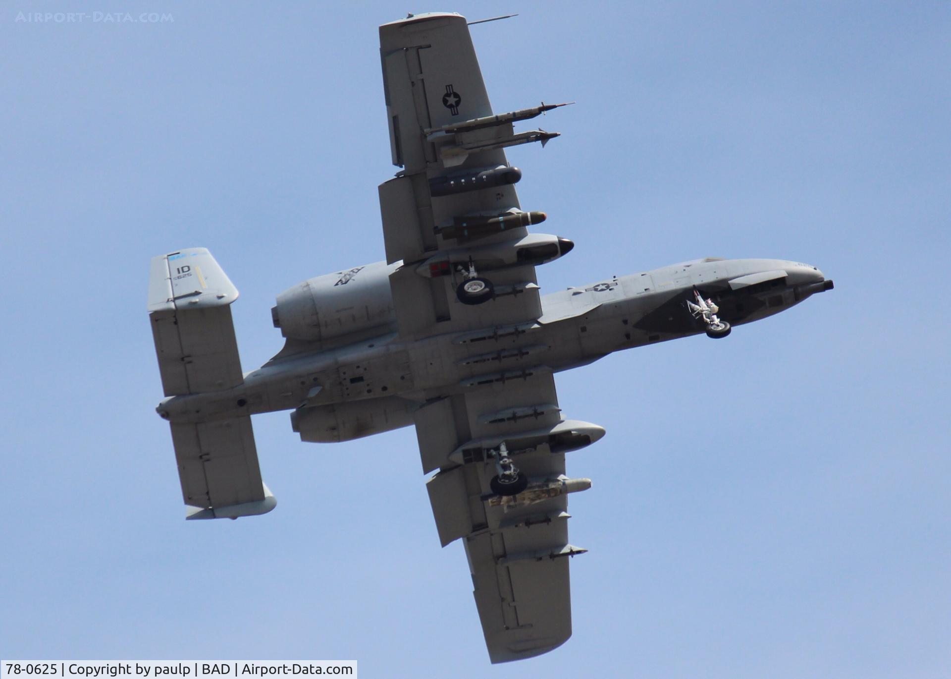 78-0625, 1978 Fairchild Republic A-10C Thunderbolt II C/N A10-0245, At Barksdale Air Force Base.