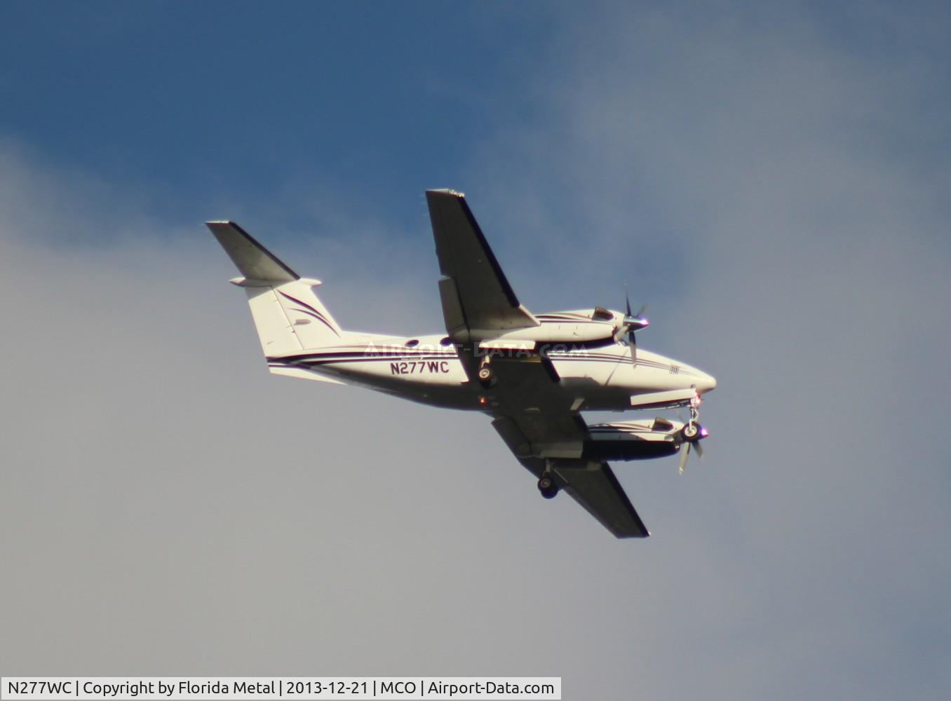 N277WC, 2003 Raytheon Aircraft Company B200 C/N BB-1824, Beech 200 Super King Air