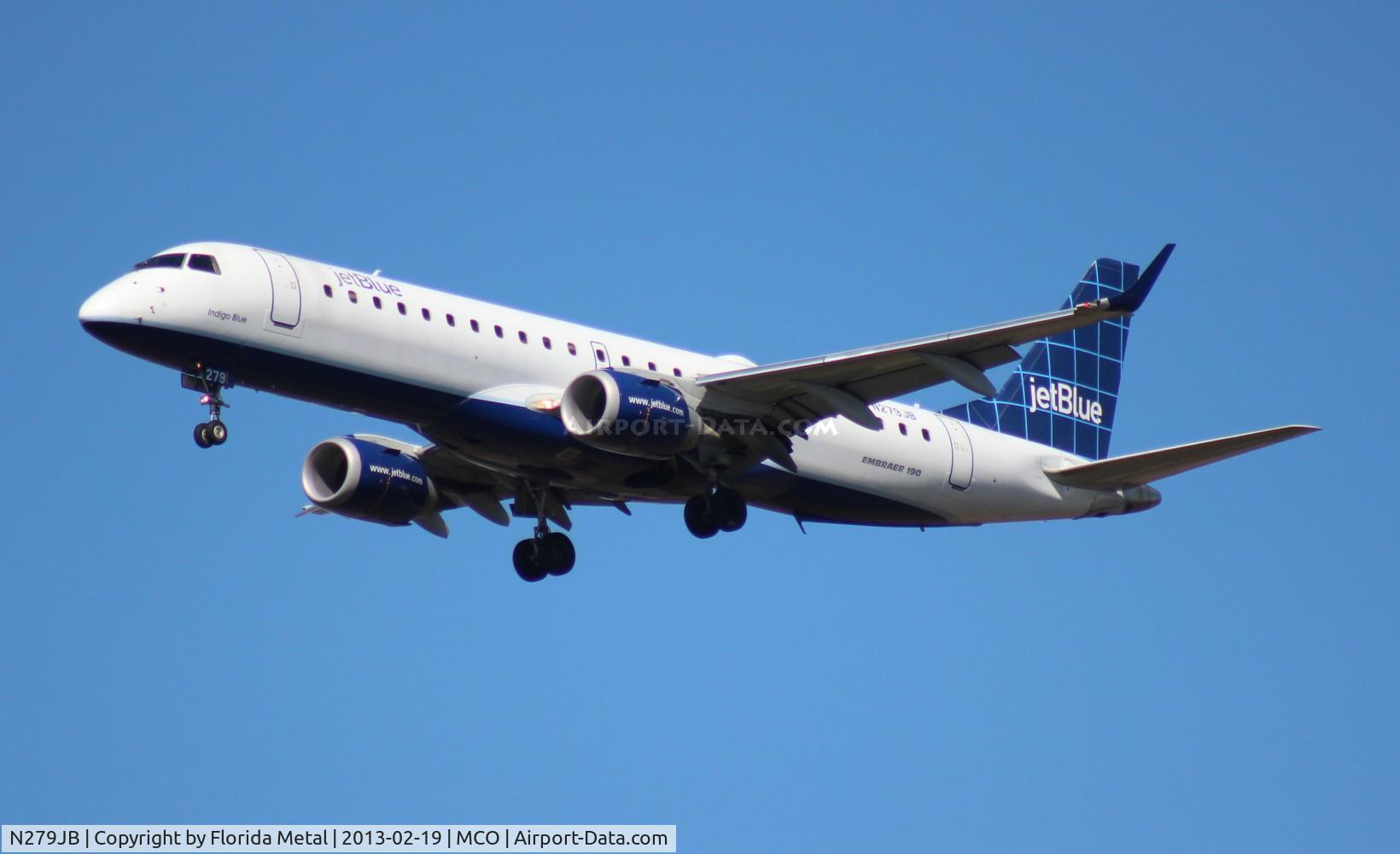 N279JB, 2007 Embraer 190AR (ERJ-190-100IGW) C/N 19000090, Jet Blue E190