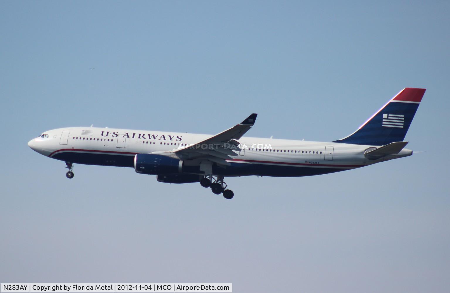 N283AY, 2009 Airbus A330-243 C/N 1076, USAirways A330-200