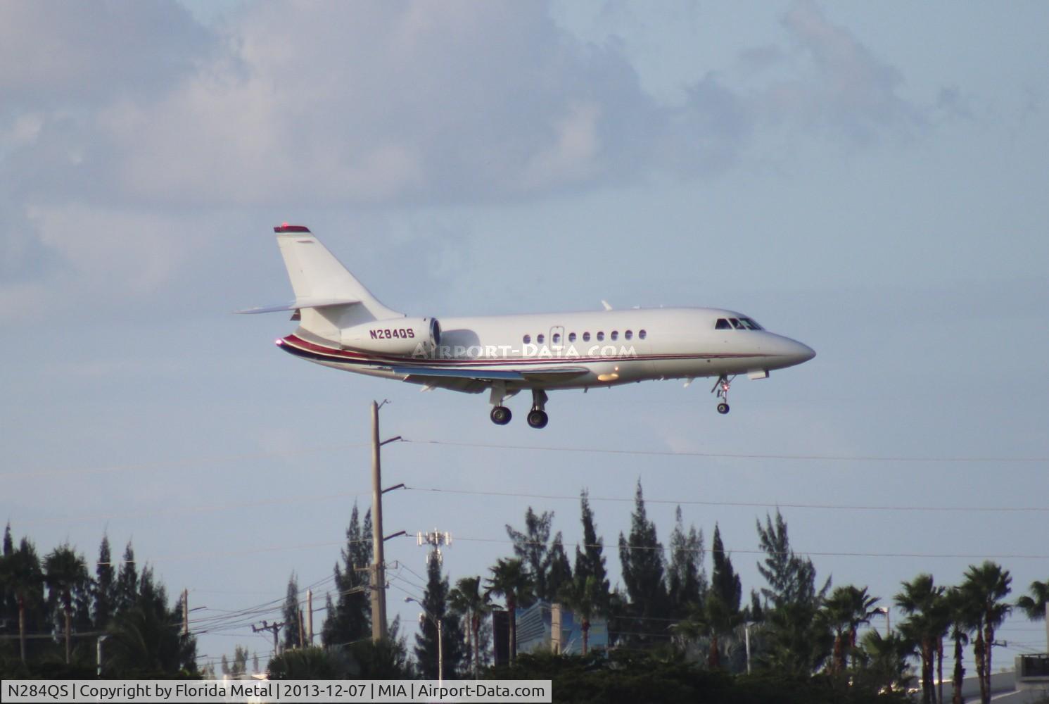 N284QS, 2002 Dassault Falcon 2000 C/N 185, Net Jets Falcon 2000