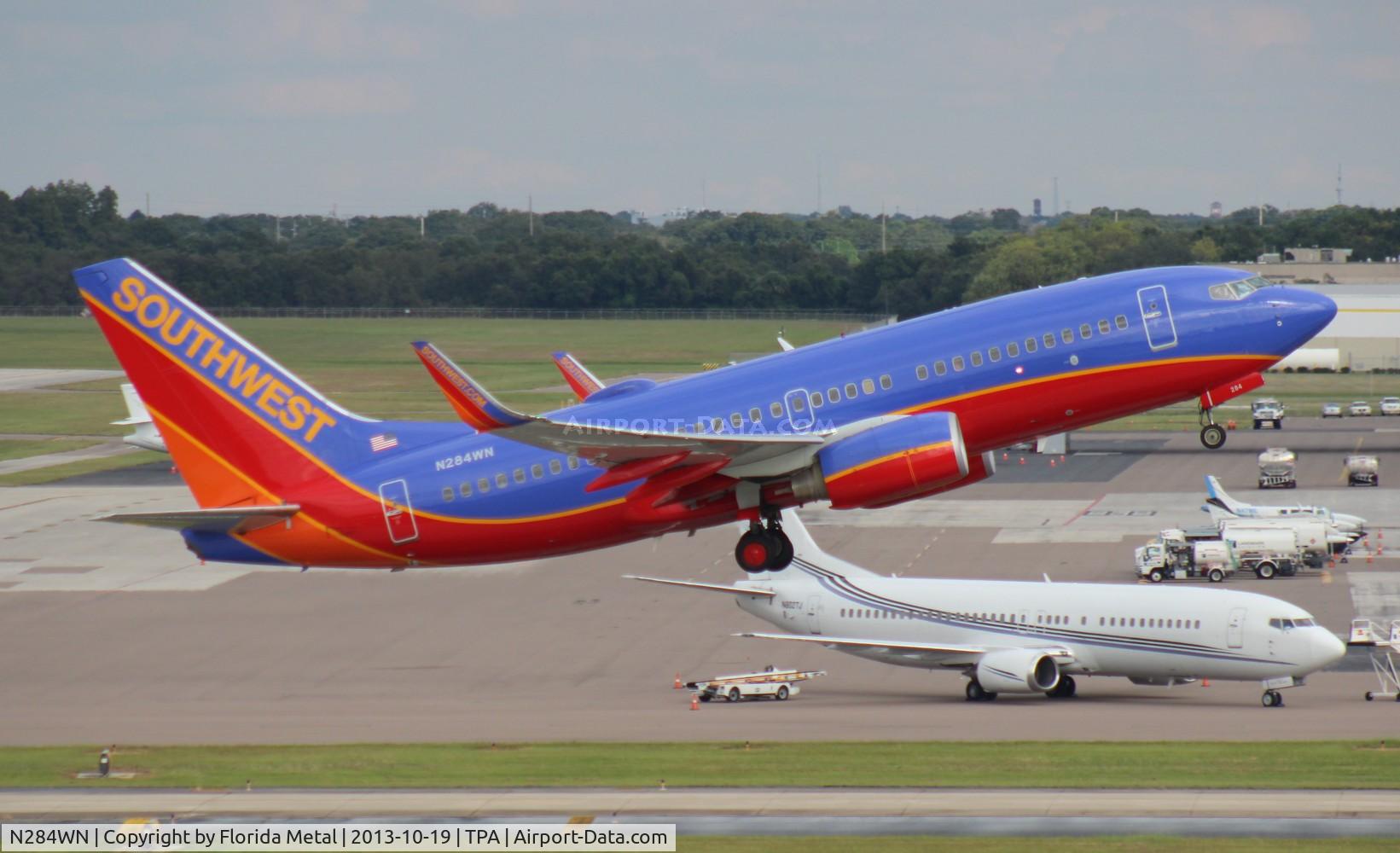 N284WN, 2007 Boeing 737-7H4 C/N 32535, Southwest 737-700