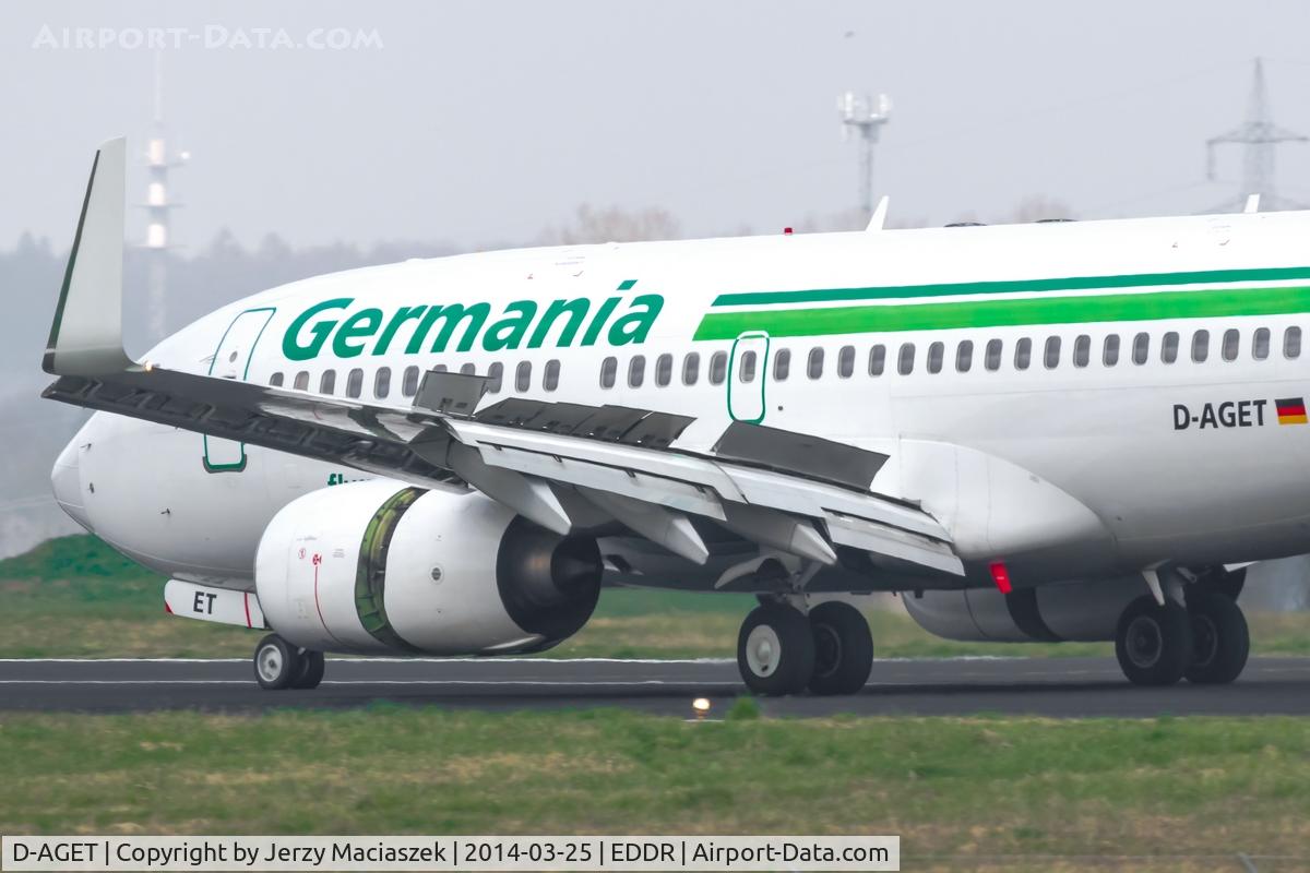 D-AGET, 1998 Boeing 737-75B C/N 28109, Boeing 737-75B