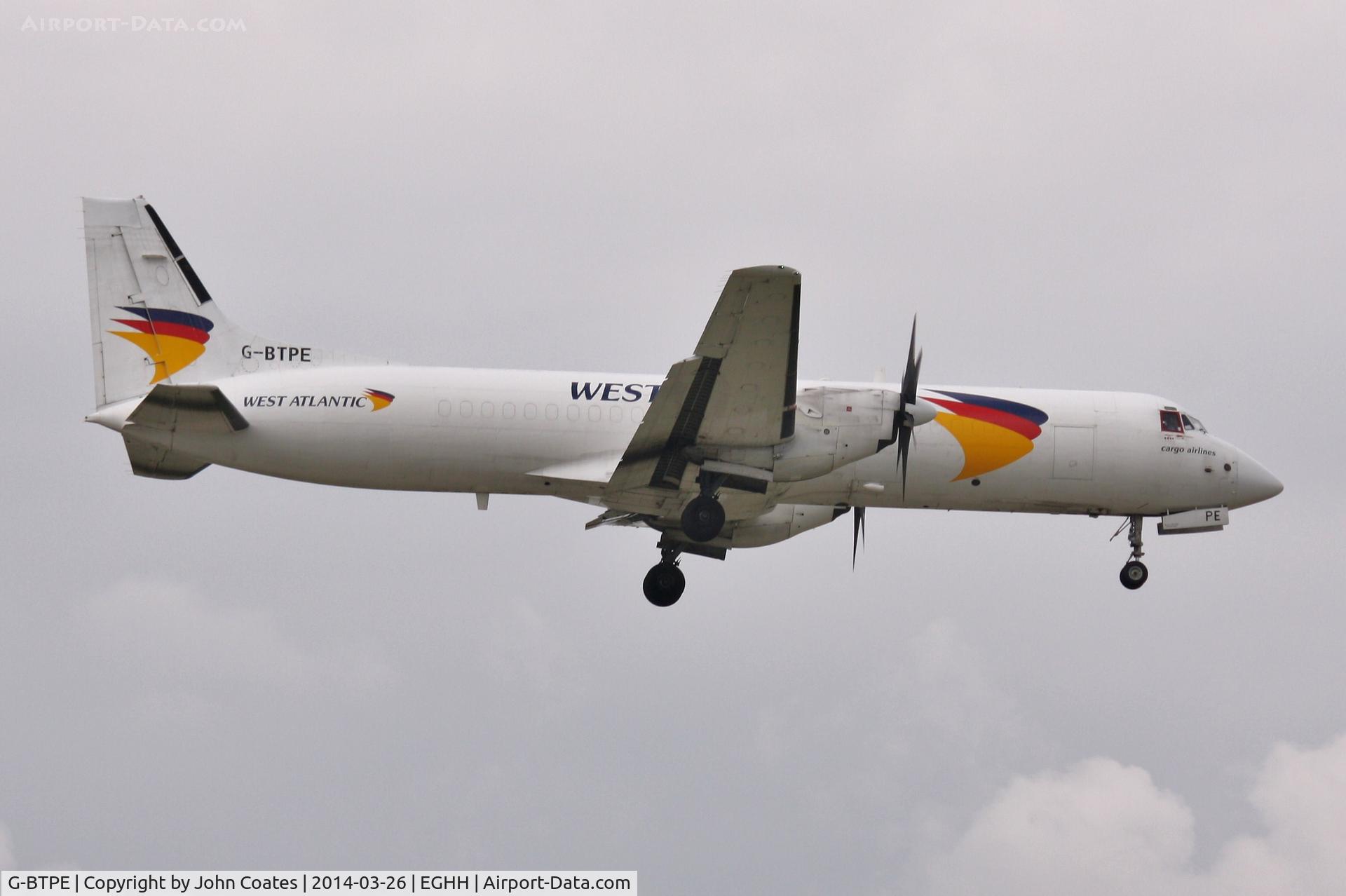 G-BTPE, 1989 British Aerospace ATP C/N 2012, Regular 