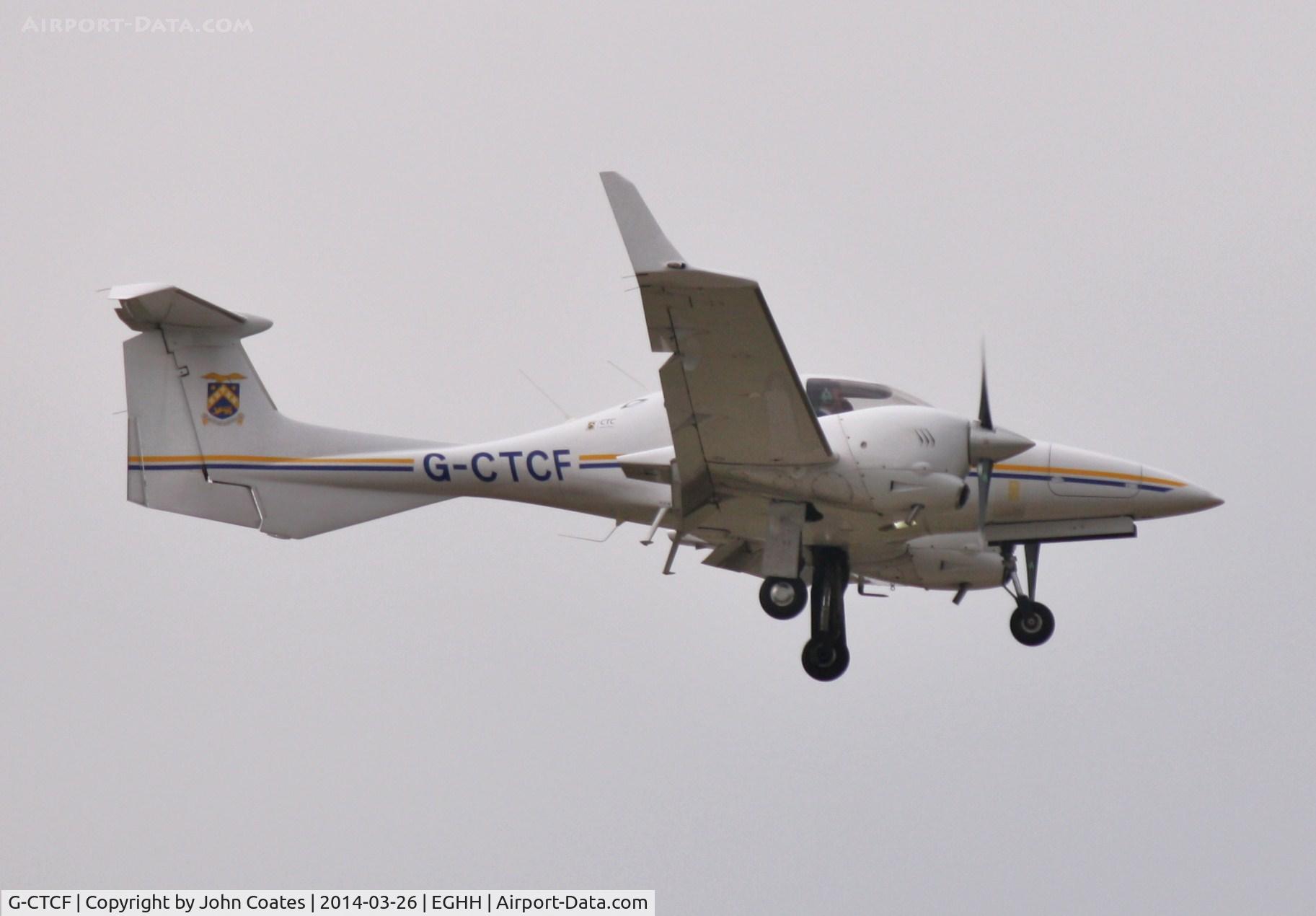 G-CTCF, 2005 Diamond DA-42 Twin Star C/N 42.045, Poor weather training