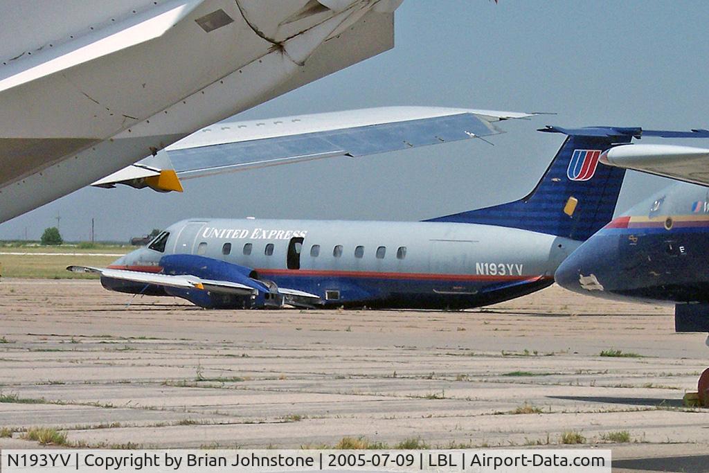 N193YV, 1990 Embraer EMB-120RT Brasilia C/N 120193, N193YV EMB-120RT LBL 9.7.05