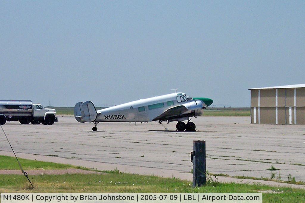 N1480K, 1961 Beech G18S C/N BA-601, N1480K Beech G18S LBL 9.7.05