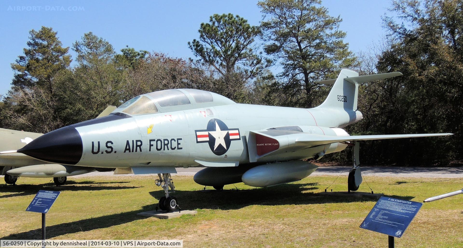 56-0250, 1956 McDonnell F-101B-55-MC Voodoo C/N 238, 1956 MCDONNELL F-101B-55-MC VOODOO