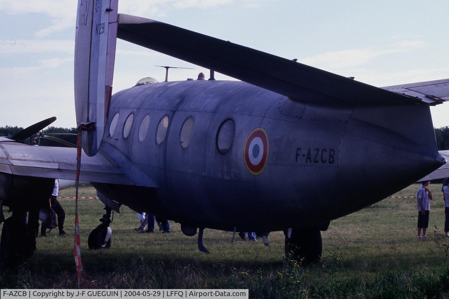 F-AZCB, Dassault MD-311 Flamant C/N 291, Parked at La Ferté-Alais, 2004 airshow.