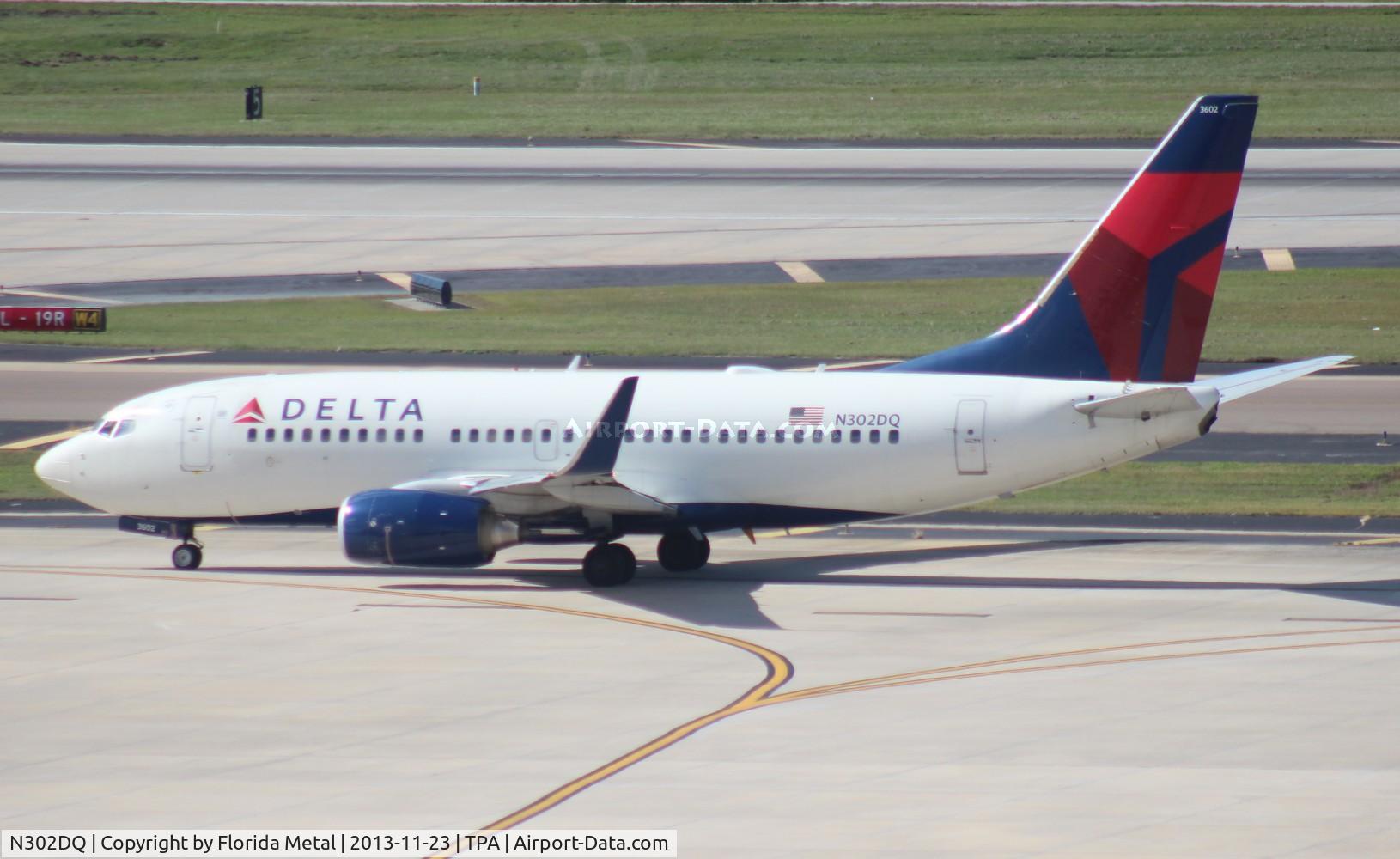 N302DQ, 2008 Boeing 737-732 C/N 29648, Delta 737-700