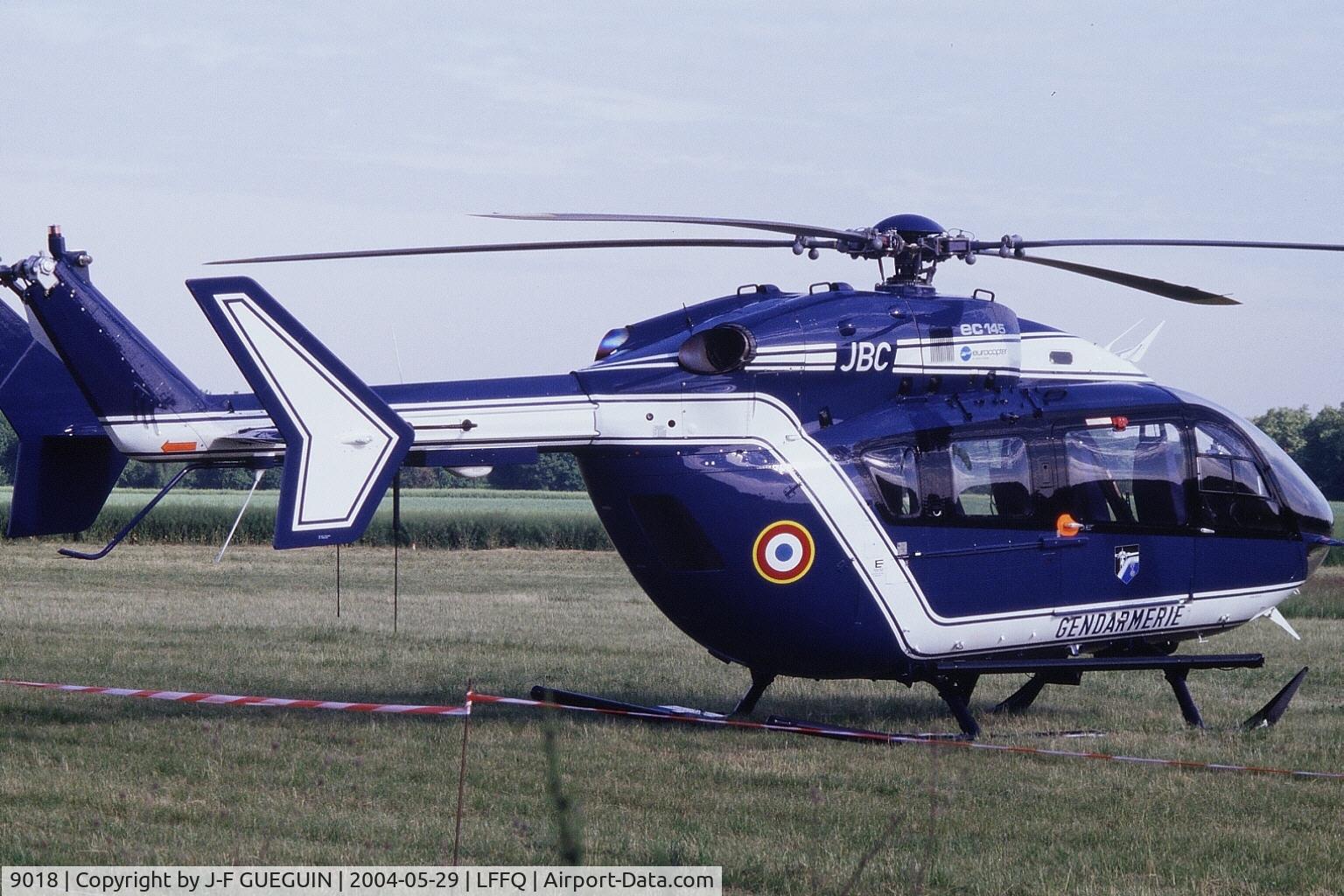 9018, 2002 Eurocopter-Kawasaki EC-145 (BK-117C-2) C/N 9018, On display at La Ferté-Alais, 2004 airshow.