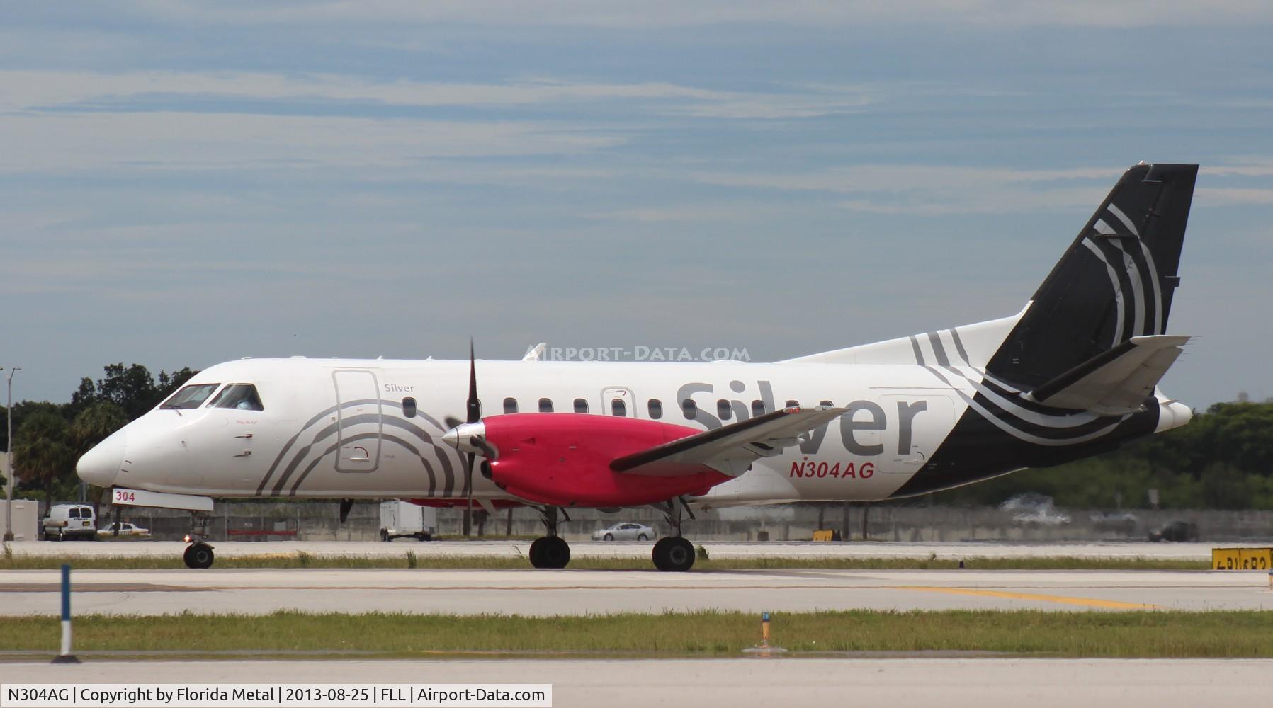 N304AG, 1997 Saab 340B C/N 340B-418, Silver Airways Saab 340B
