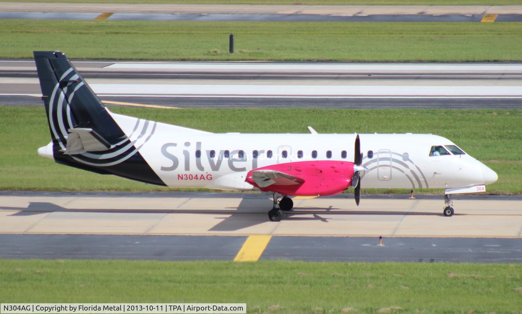 N304AG, 1997 Saab 340B C/N 340B-418, Silver Airways Saab 340