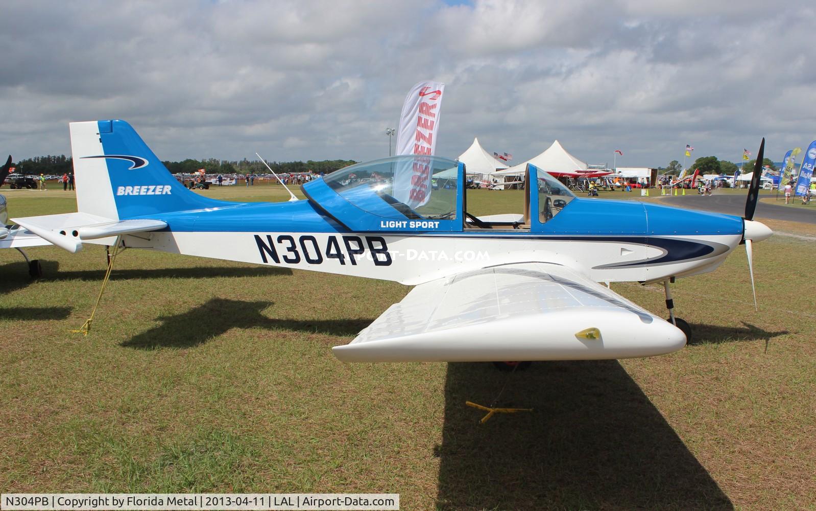 N304PB, 2008 Breezer Light Sport Aircraft C/N 006LSA, Breezer