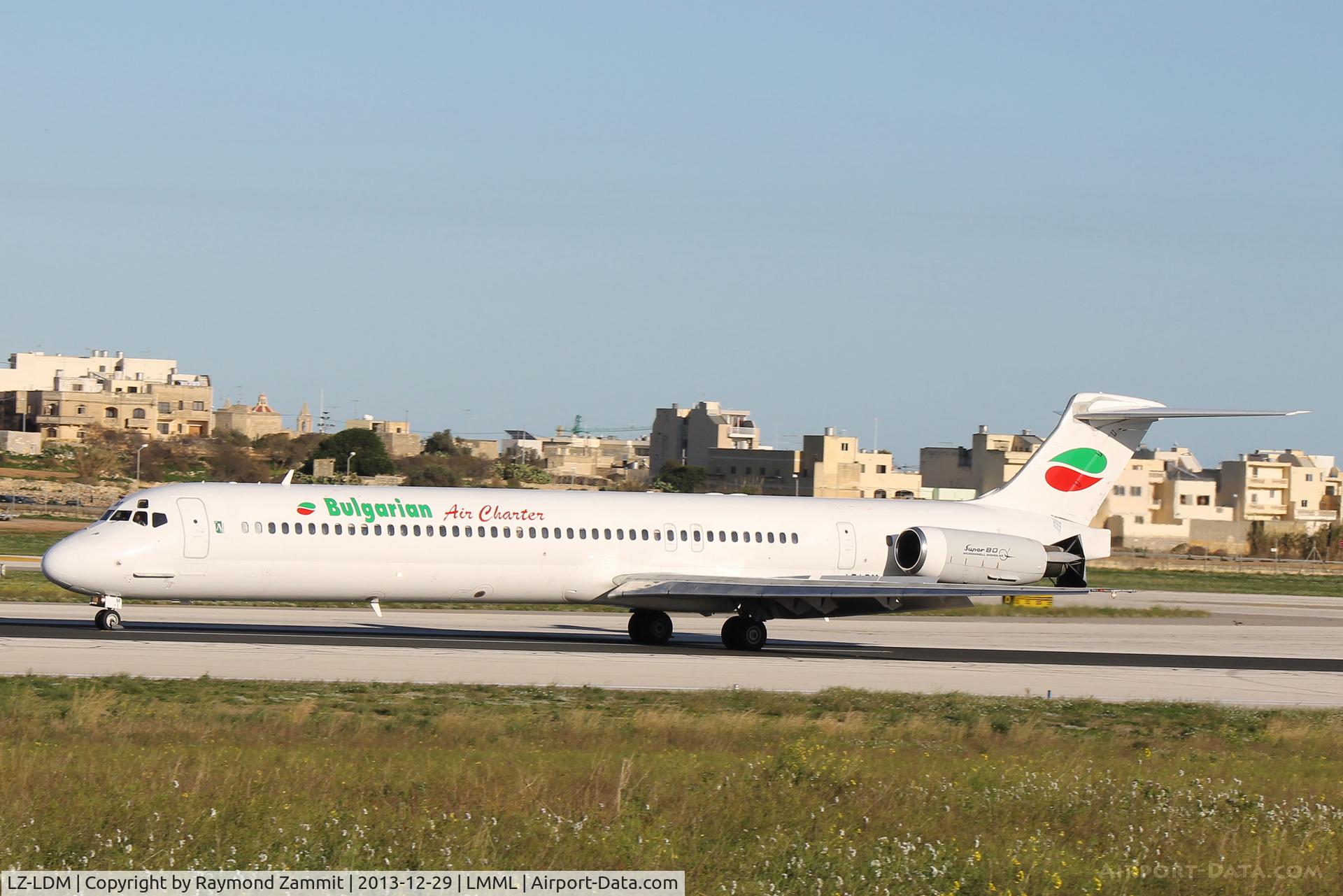LZ-LDM, 1994 McDonnell Douglas MD-82 (DC-9-82) C/N 53228/2104, MD82 LZ-LDM Bulgarian Air Charter.