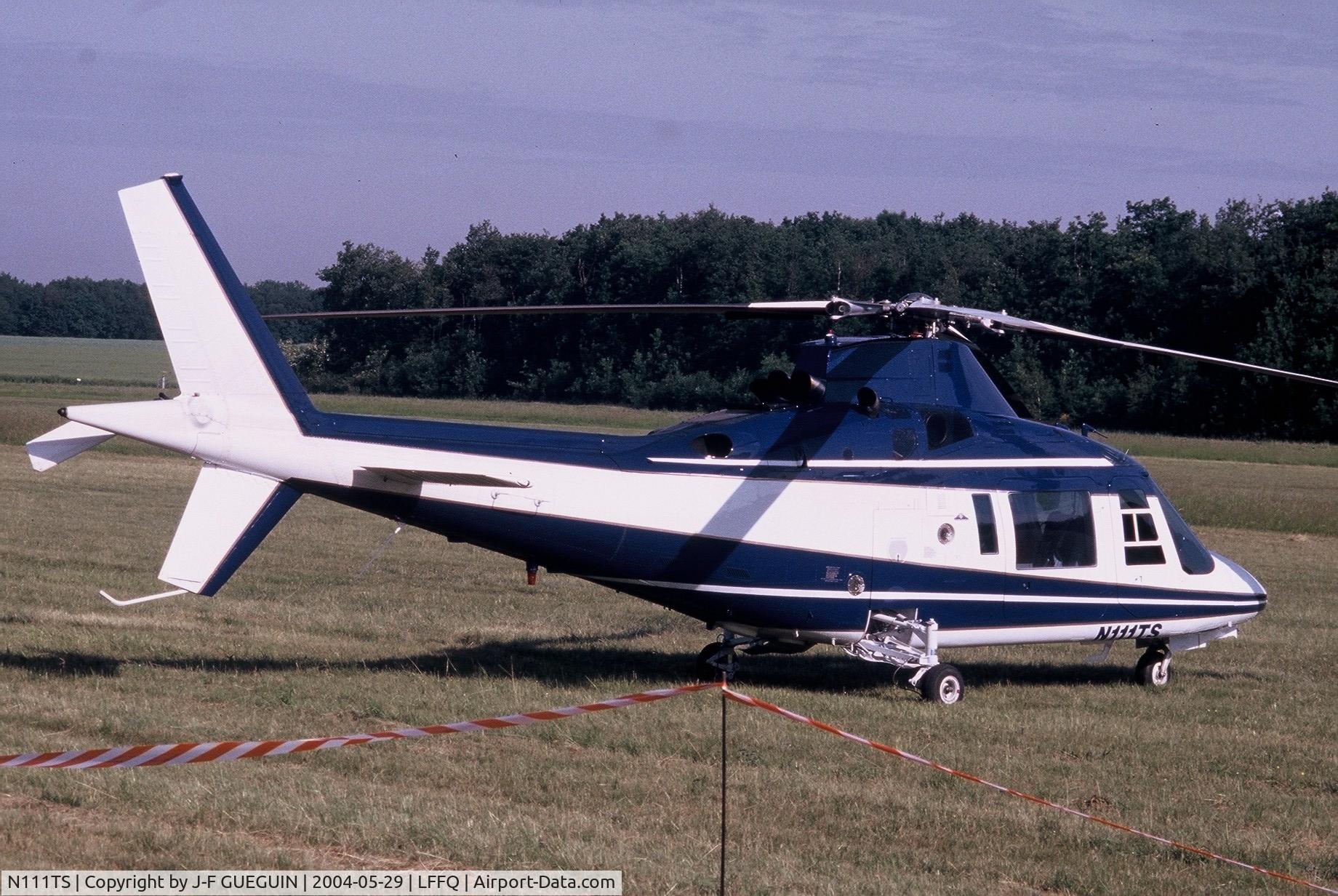 N111TS, Agusta A-109C C/N 7679, On display at La Ferté-Alais, 2004 airshow.