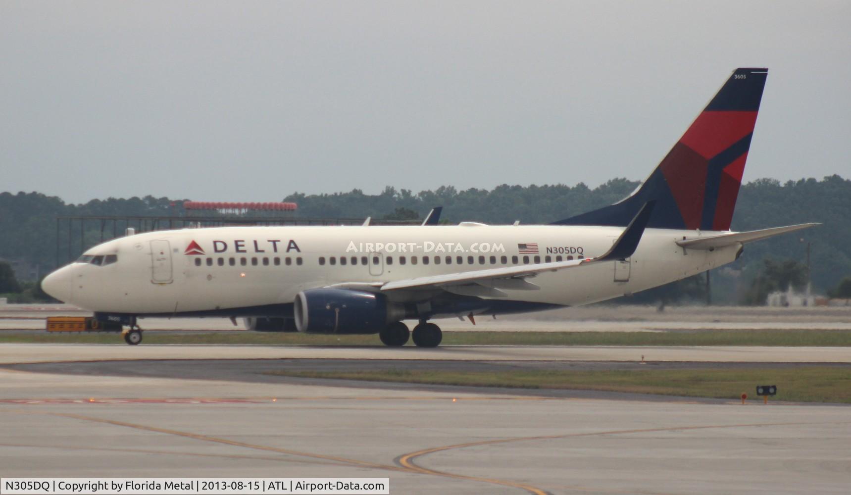 N305DQ, 2008 Boeing 737-700 C/N 29645, Delta 737-700