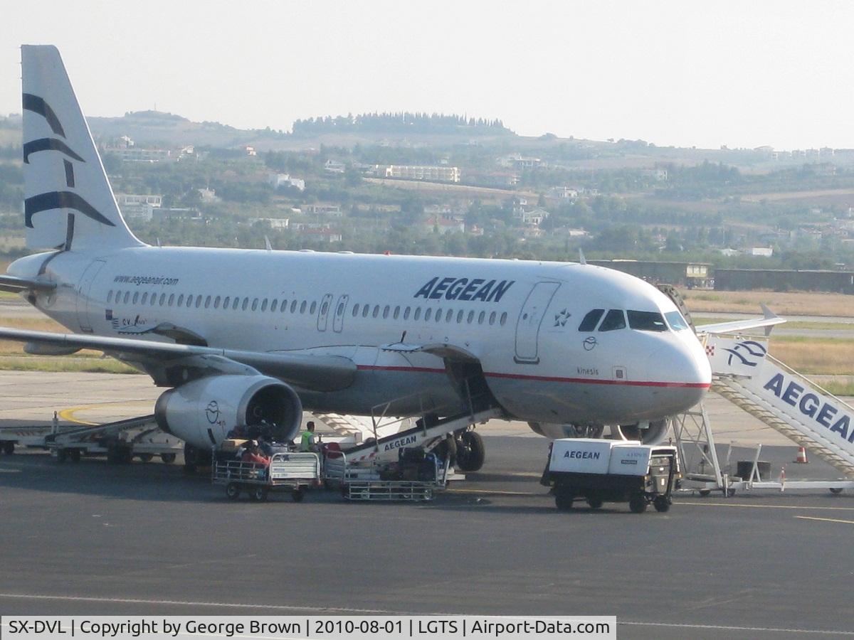 SX-DVL, 2008 Airbus A320-232 C/N 3423, Afternoon flight in Thessaloniki