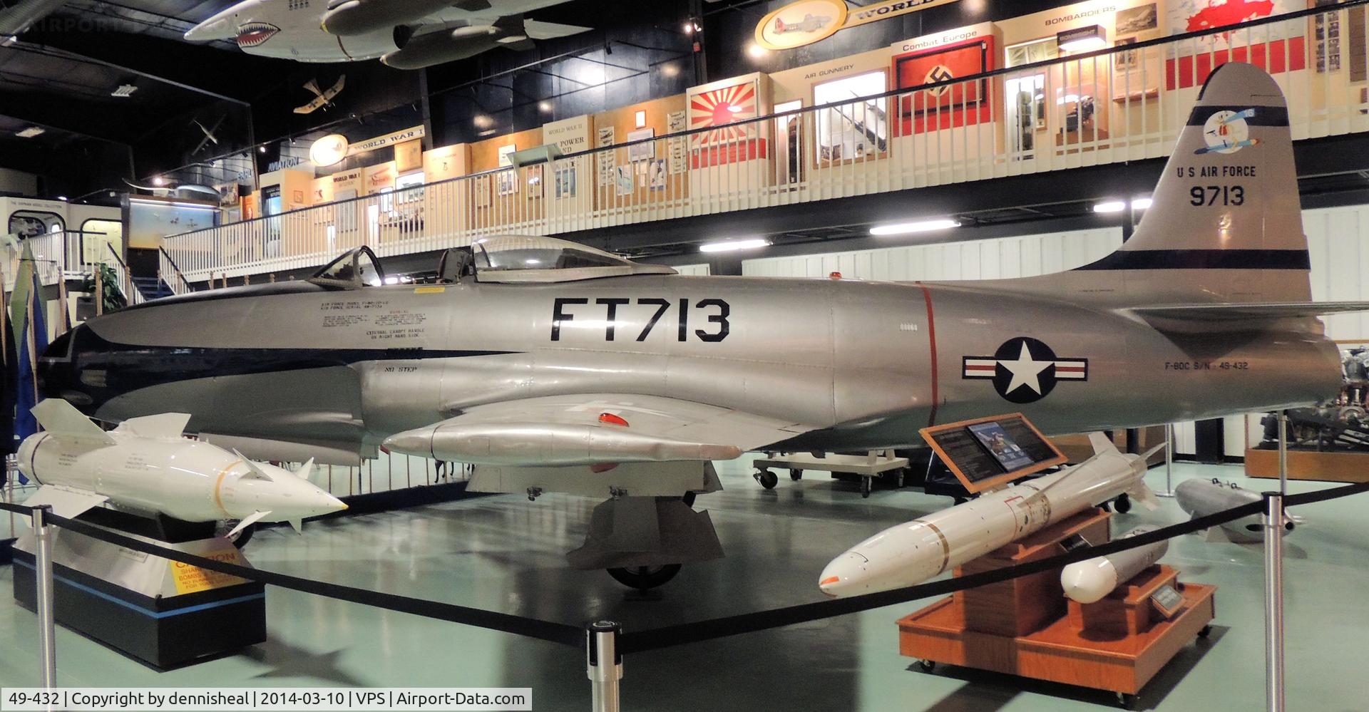 49-432, 1949 Lockheed F-80C-10-LO Shooting Star C/N 080-2176, 1949 LOCKHEED F-80C-10-LO SHOOTING STAR