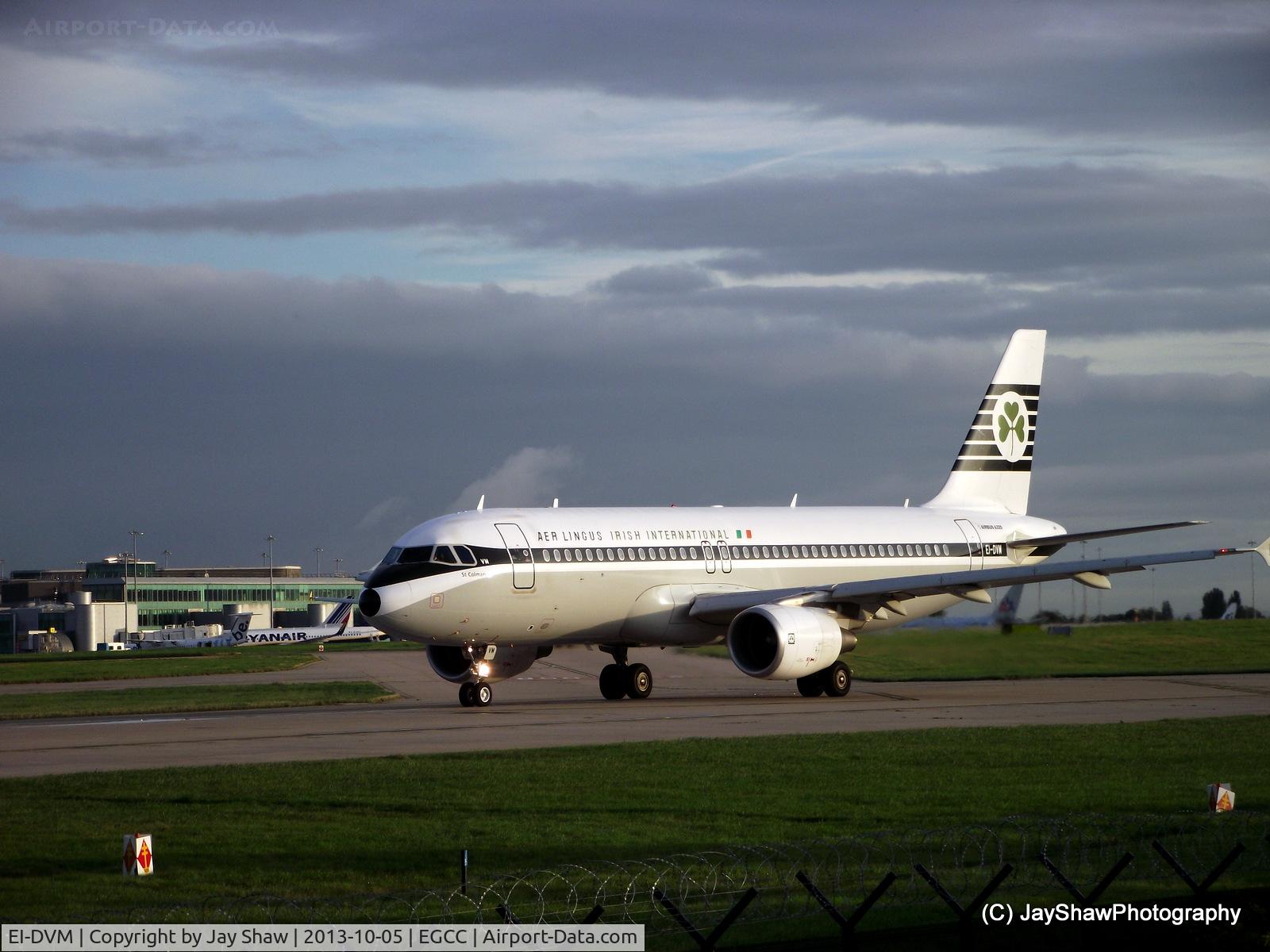 EI-DVM, 2011 Airbus A320-214 C/N 4634, AerLingus A320 st colman livery Manchester EGCC