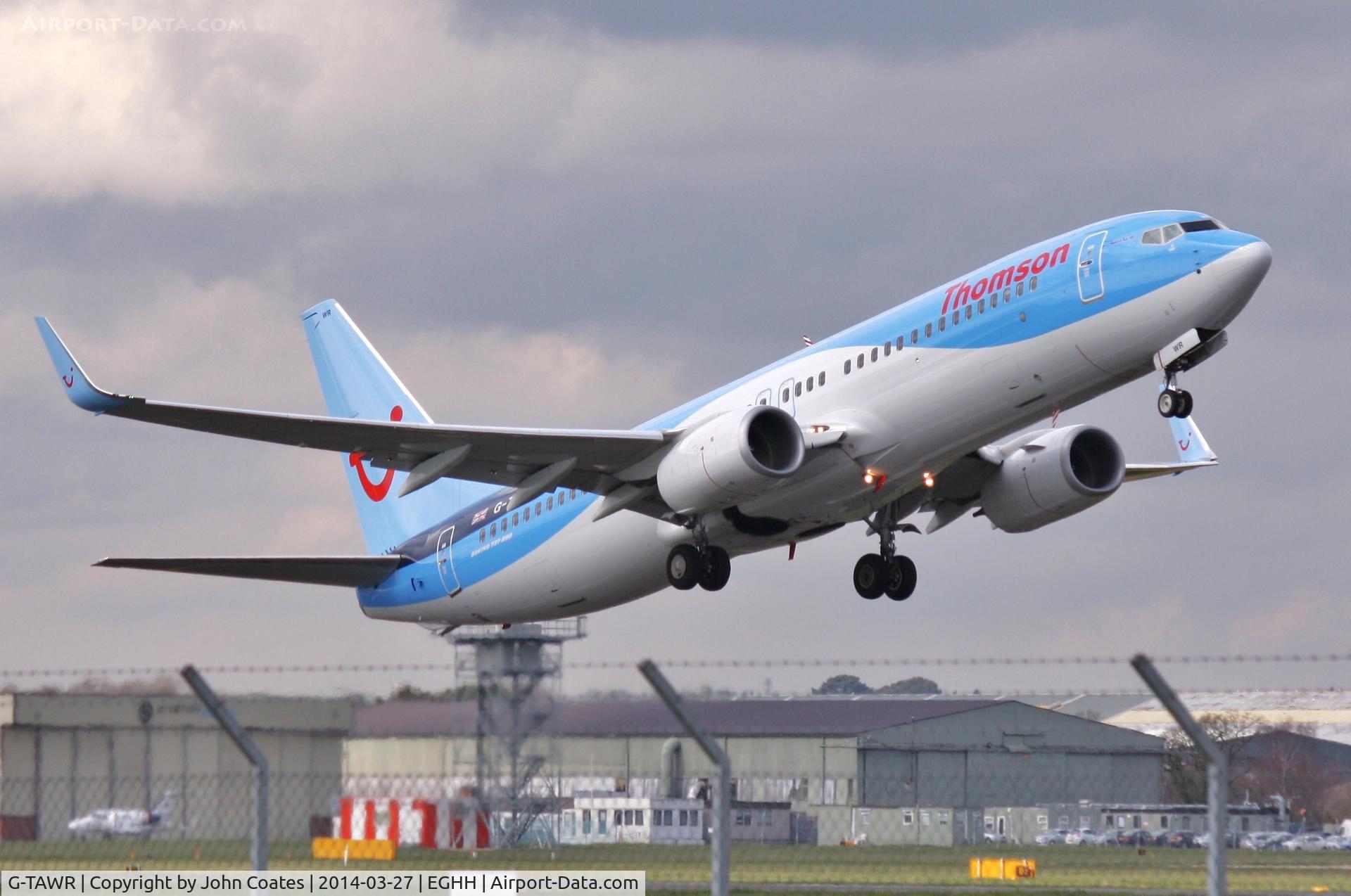 G-TAWR, 2013 Boeing 737-8K5 C/N 37256, Lift off 08