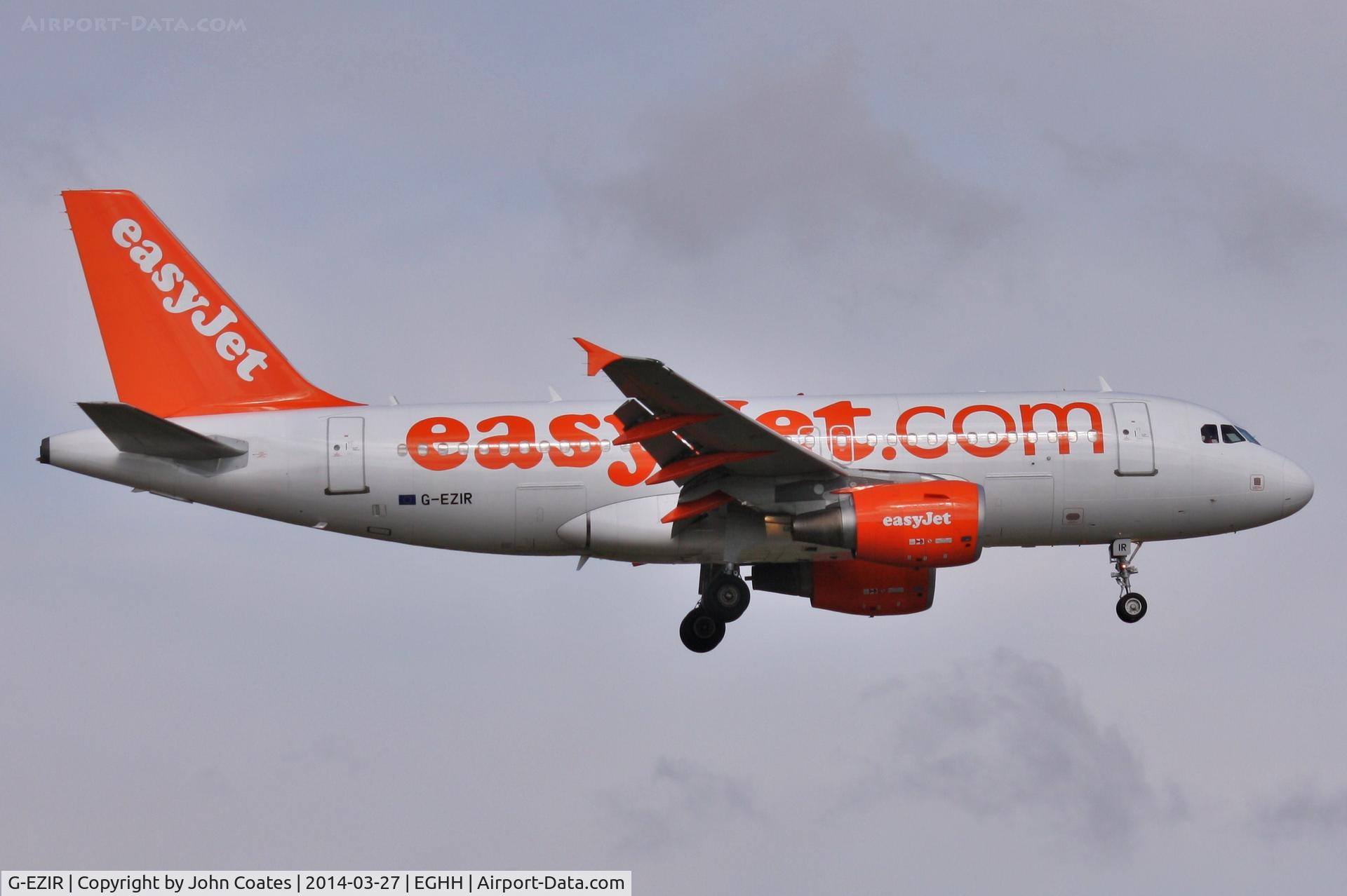 G-EZIR, 2005 Airbus A319-111 C/N 2527, Daily Geneva service arriving