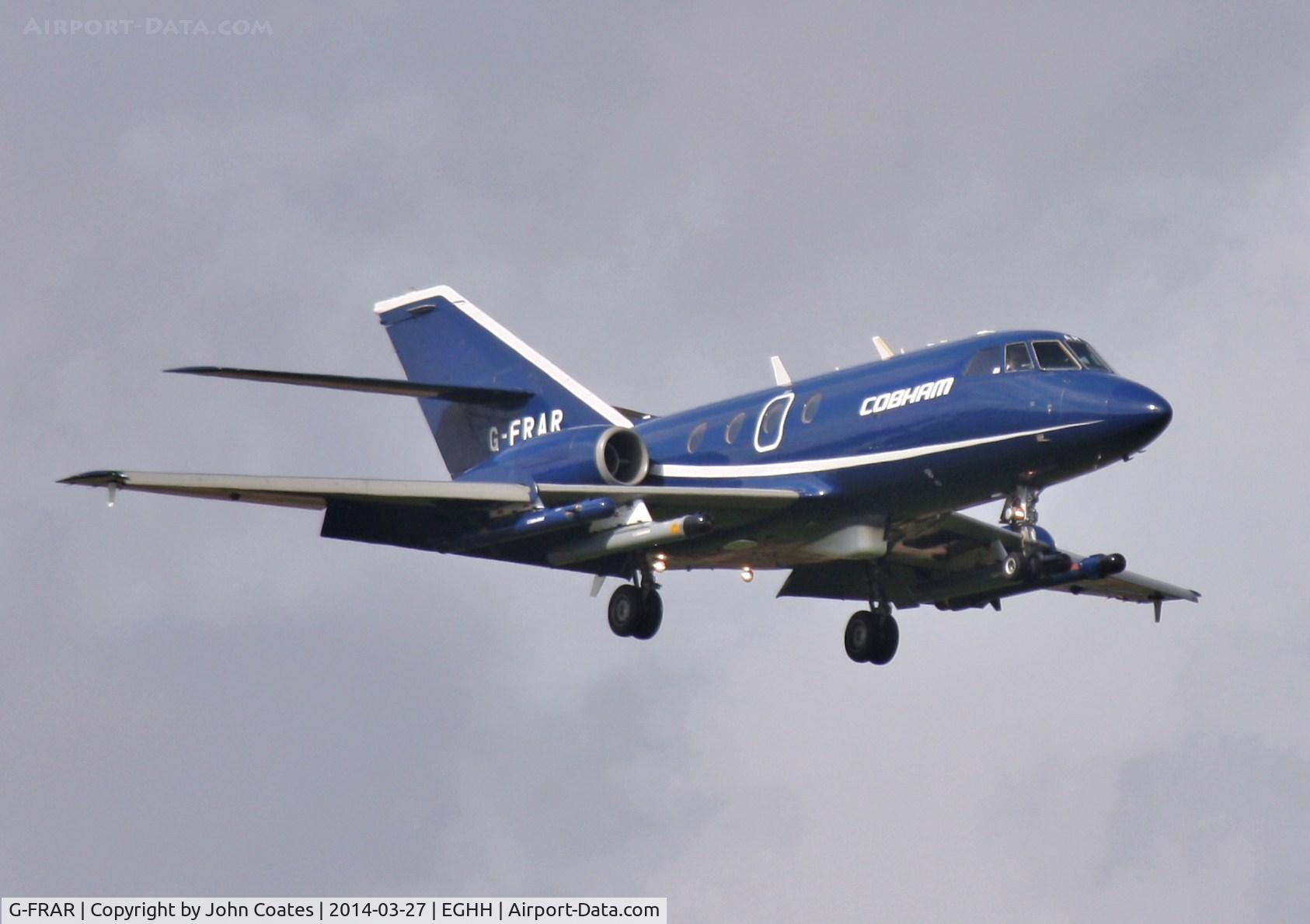 G-FRAR, 1969 Dassault Falcon (Mystere) 20DC C/N 209, Resident arriving