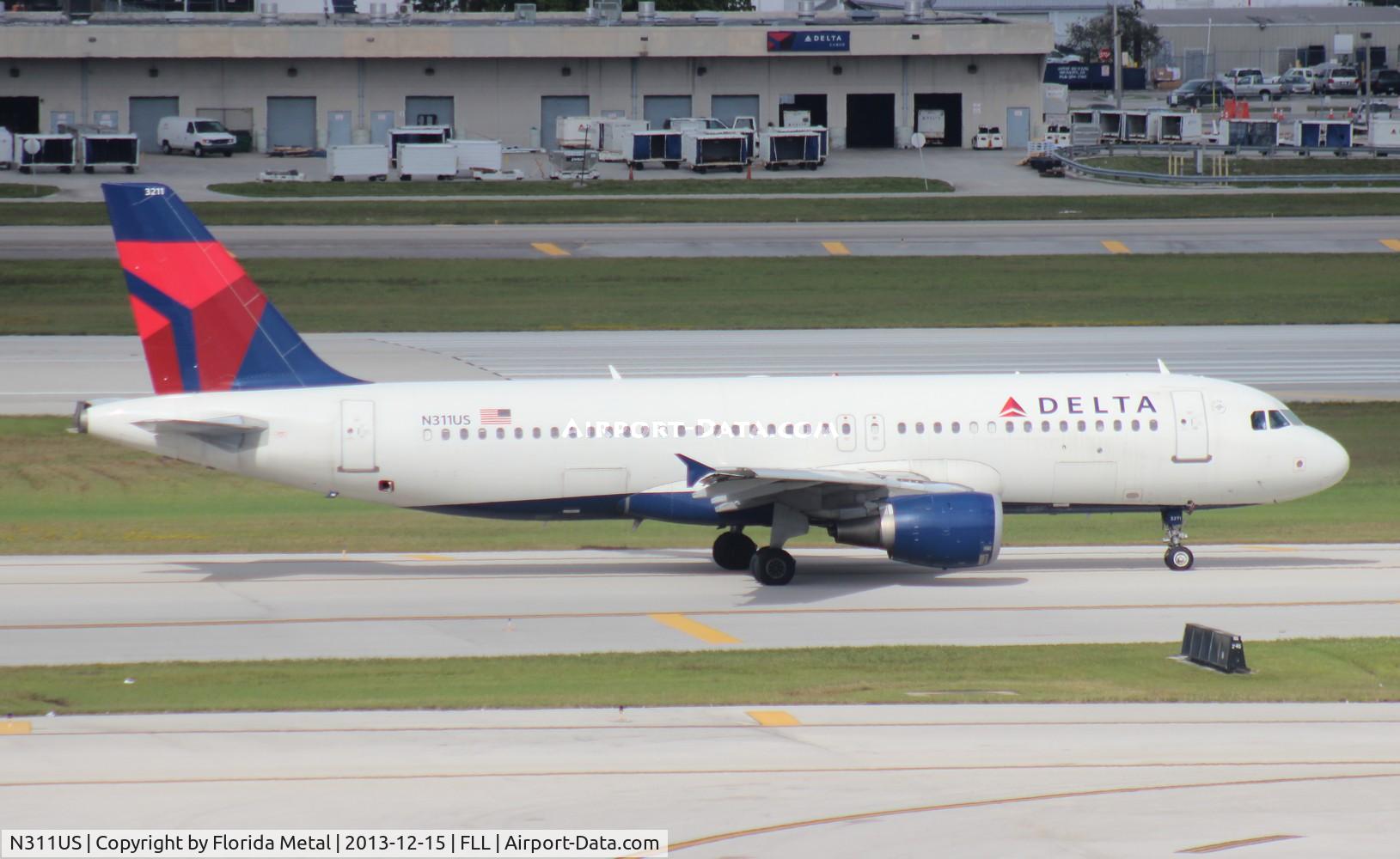 N311US, 1990 Airbus A320-211 C/N 125, Delta A320