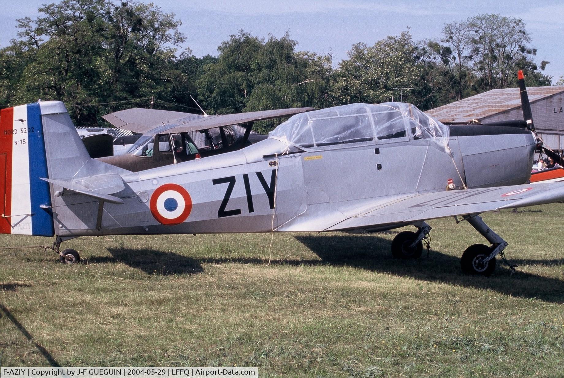 F-AZIY, Nord 3202 Master C/N 15, On display at La Ferté-Alais, 2004 airshow.