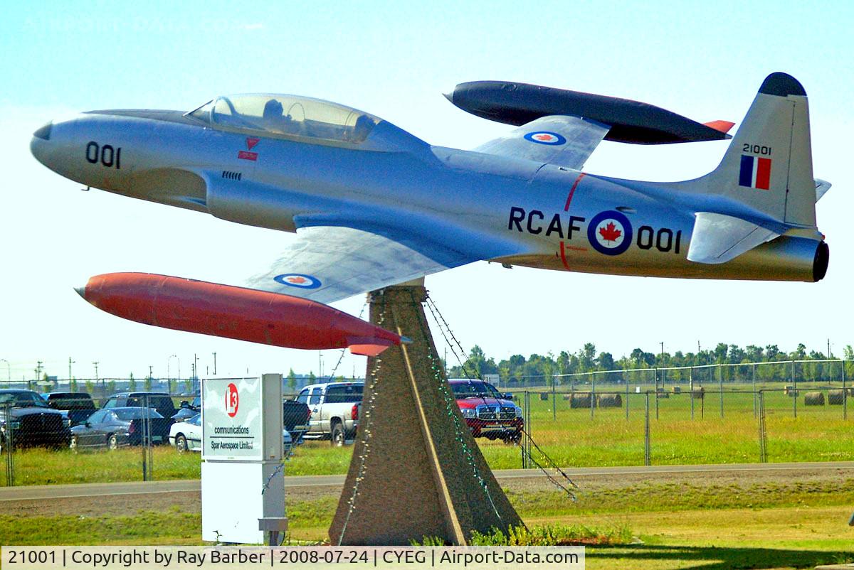 21001, Canadair CT-133 Silver Star C/N T33-1, Canadair T-33AN Silver Star 3 [T33-001] (Royal Canadian Air Force) Edmonton-International~C 24/07/2008