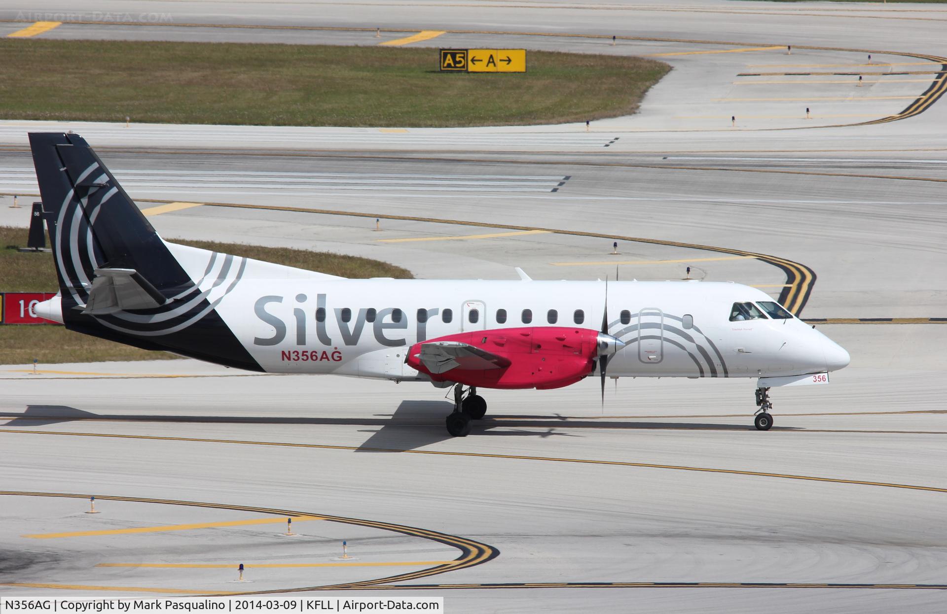 N356AG, 1997 Saab 340B C/N 340B-411, SAAB 340B