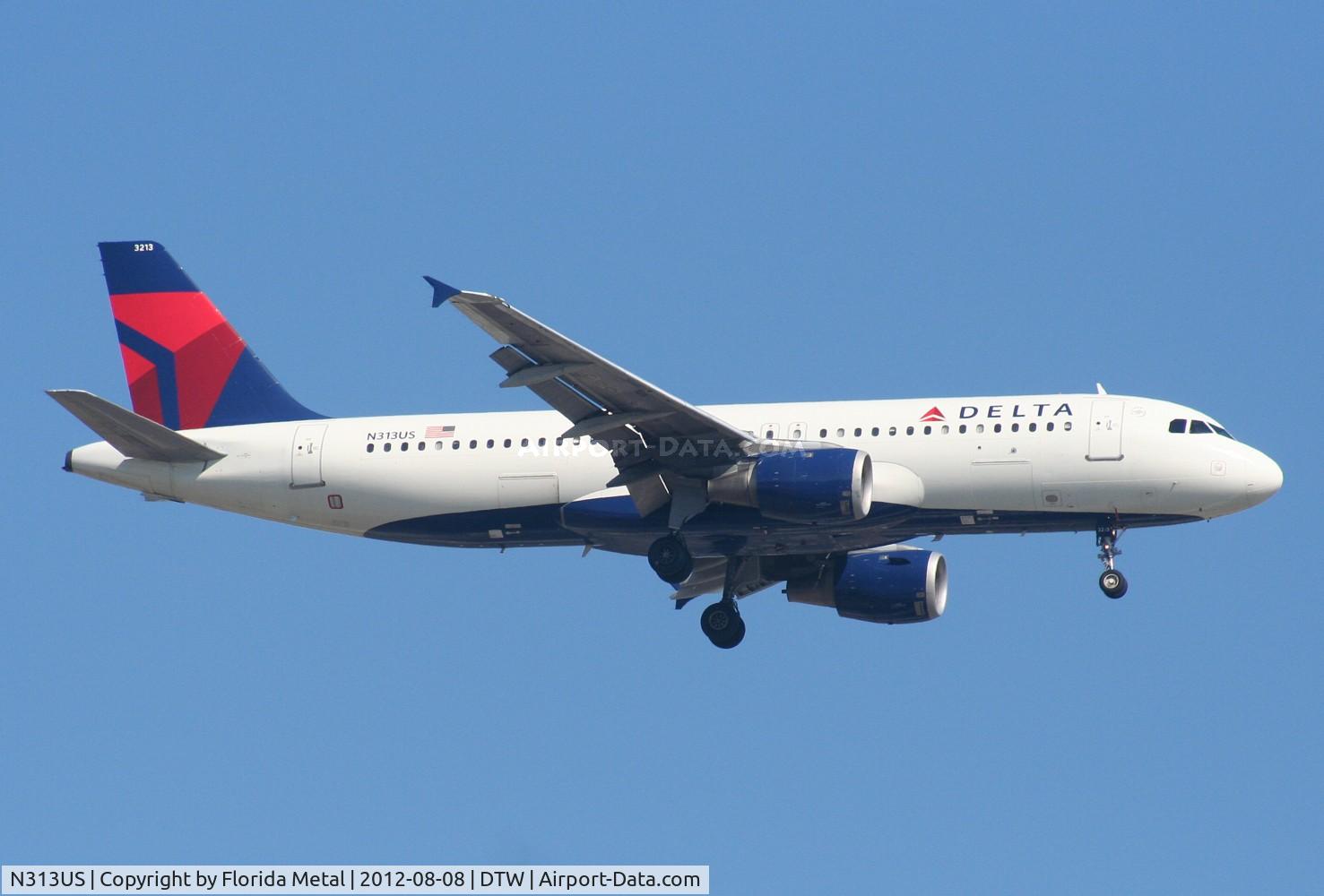 N313US, 1990 Airbus A320-211 C/N 153, Delta A320