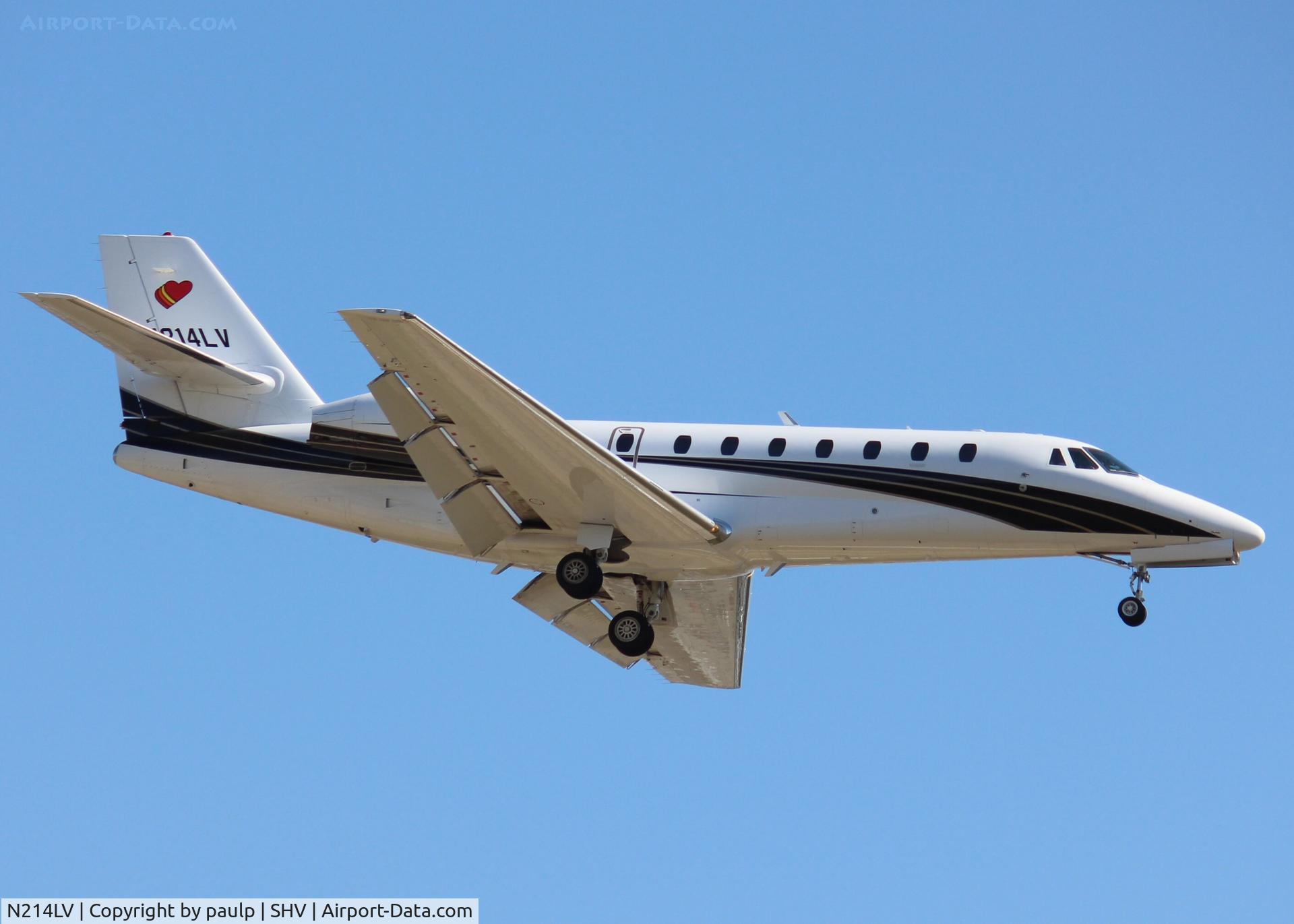 N214LV, 2006 Cessna 680 Citation Sovereign C/N 680-0096, At Shreveport Regional.