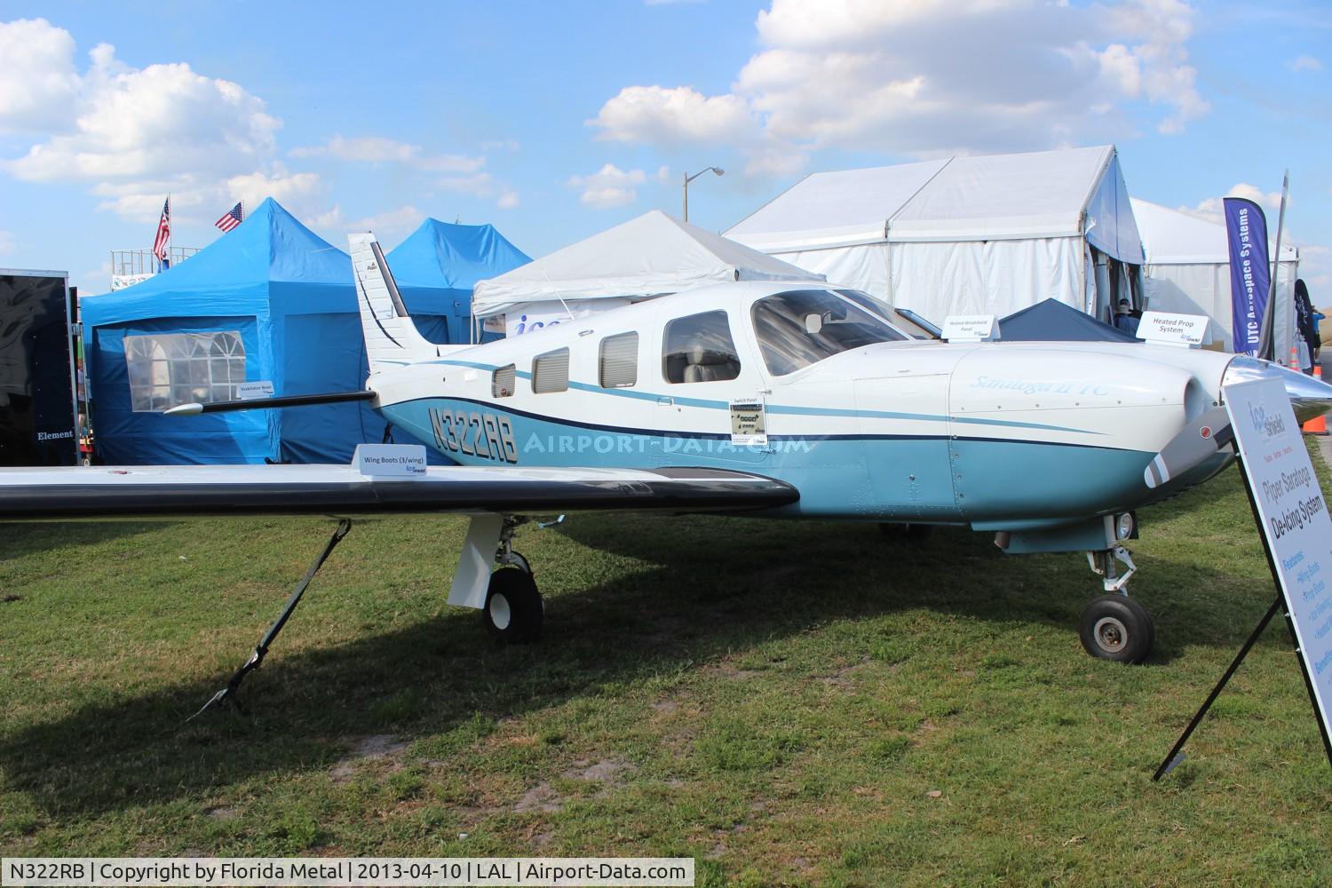N322RB, 2002 Piper PA-32R-301T Turbo Saratoga C/N 3257306, PA-32R-301T