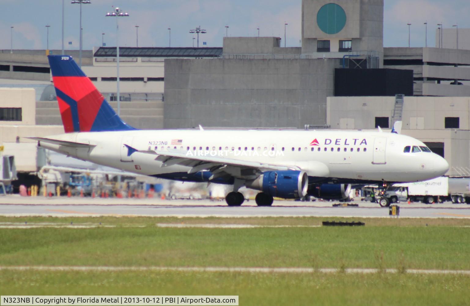 N323NB, 2001 Airbus A319-114 C/N 1453, Delta A319