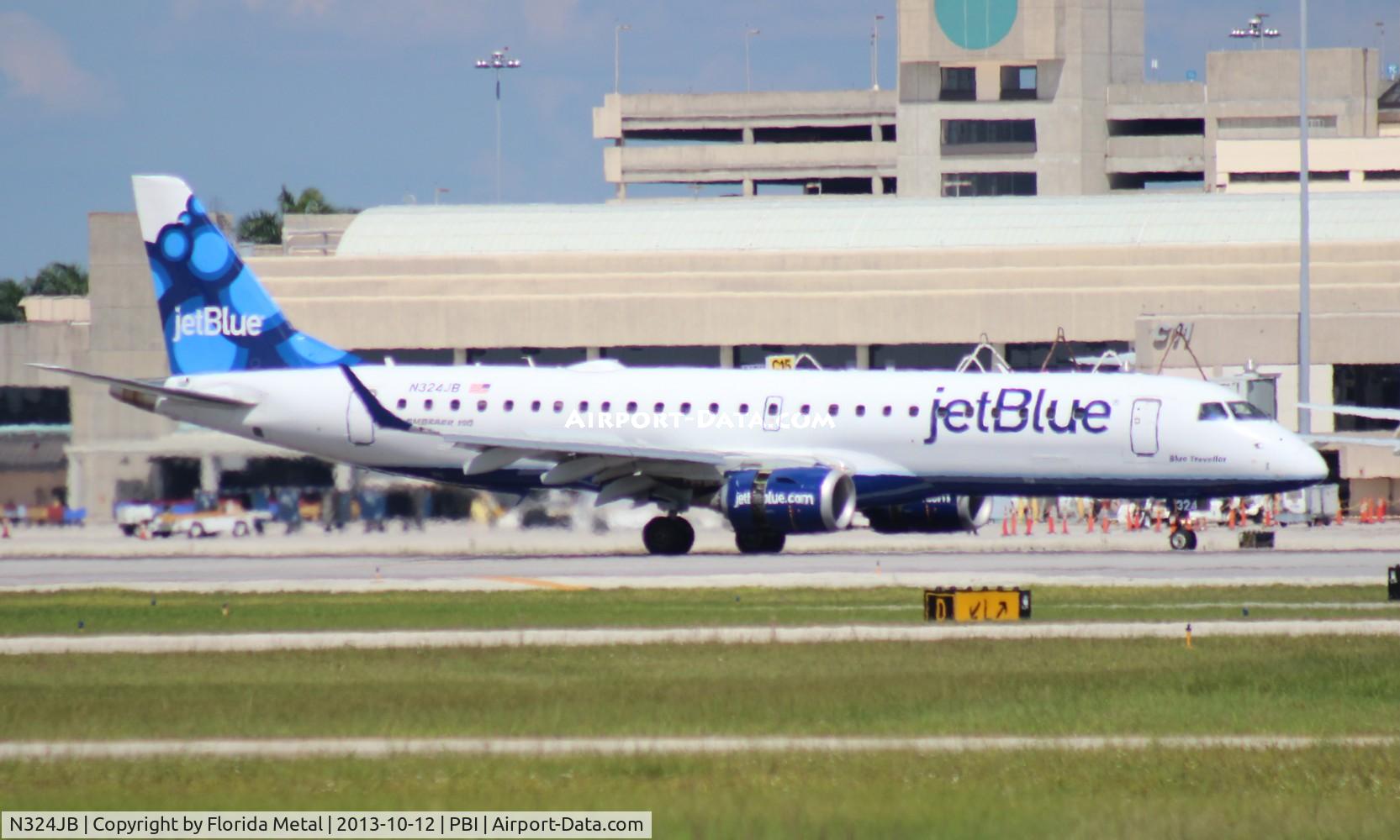 N324JB, 2010 Embraer ERJ-190-100 IGW 190AR C/N 19000388, Jet Blue E190