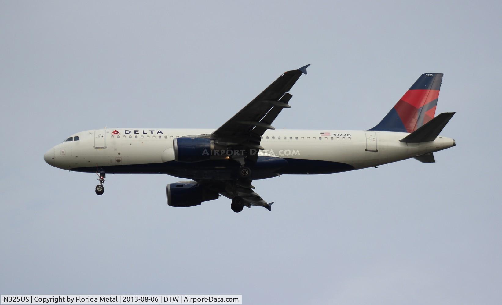 N325US, 1992 Airbus A320-211 C/N 281, Delta A320